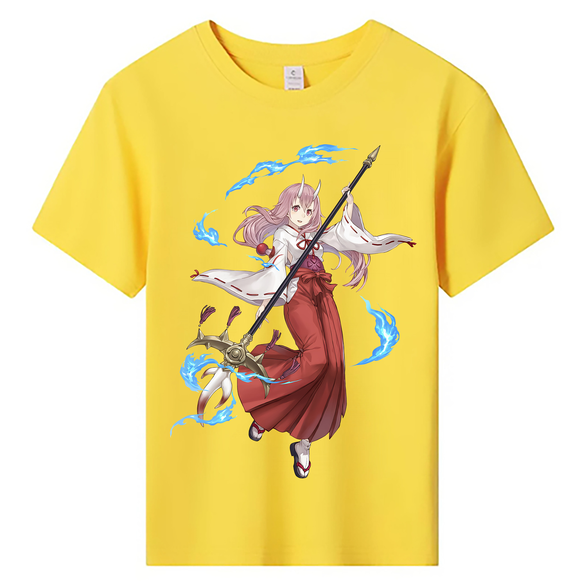 （画像用） 転スラ Regarding Reincarnated to Slime 綿100％キッズTシャツ（フロントプリント）