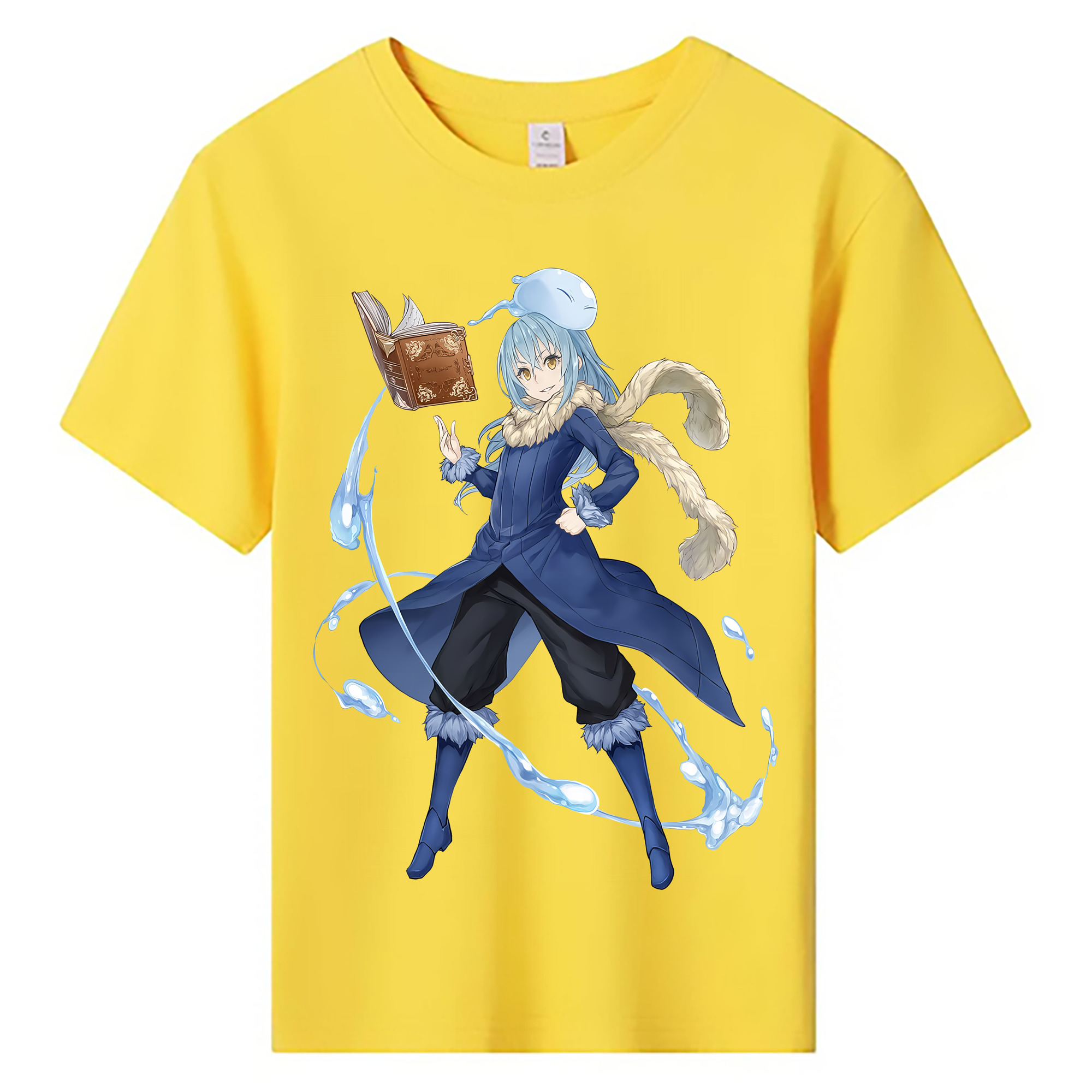 （画像用） 転スラ Regarding Reincarnated to Slime 綿100％キッズTシャツ（フロントプリント）