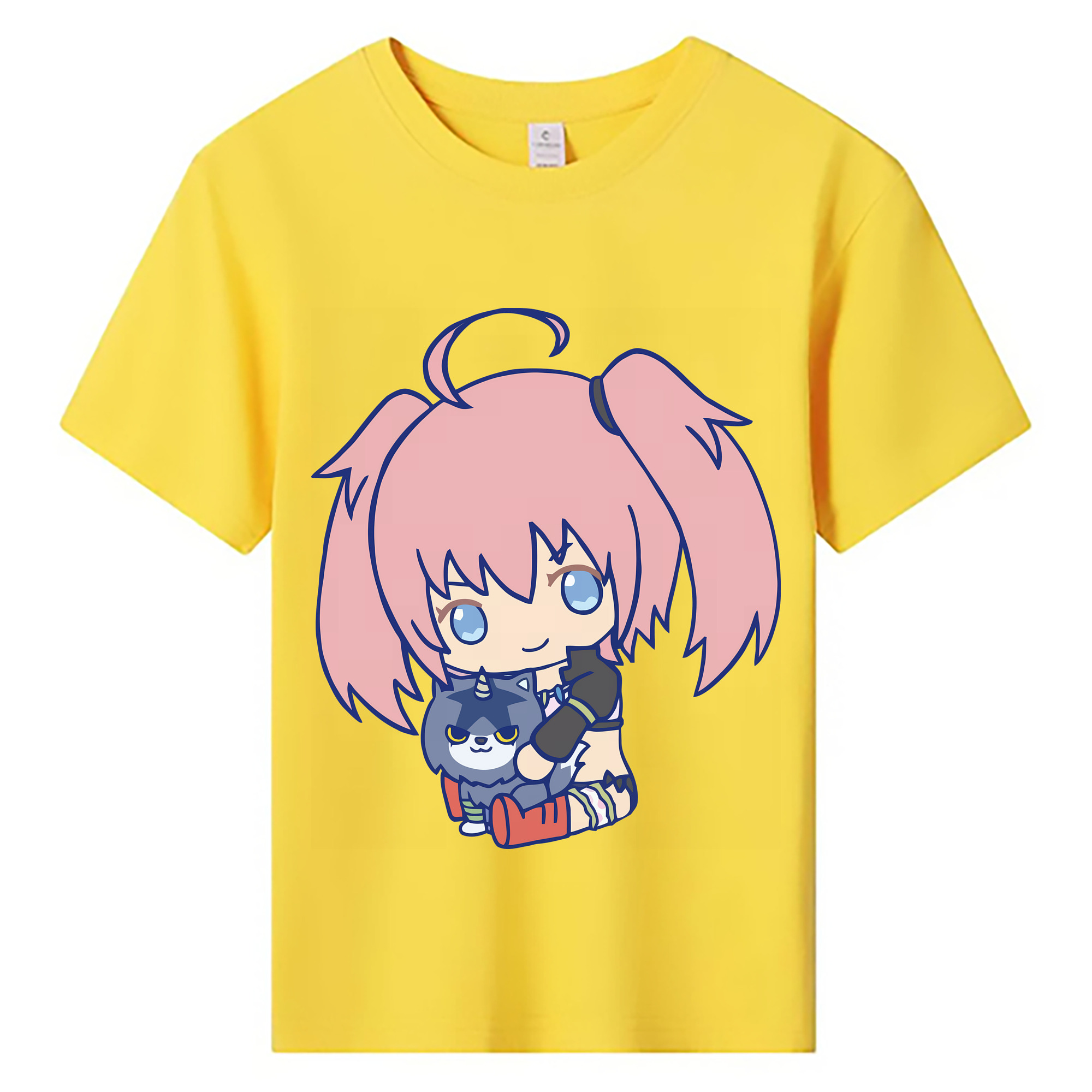 （画像用） 転スラ Regarding Reincarnated to Slime 綿100％キッズTシャツ（フロントプリント）