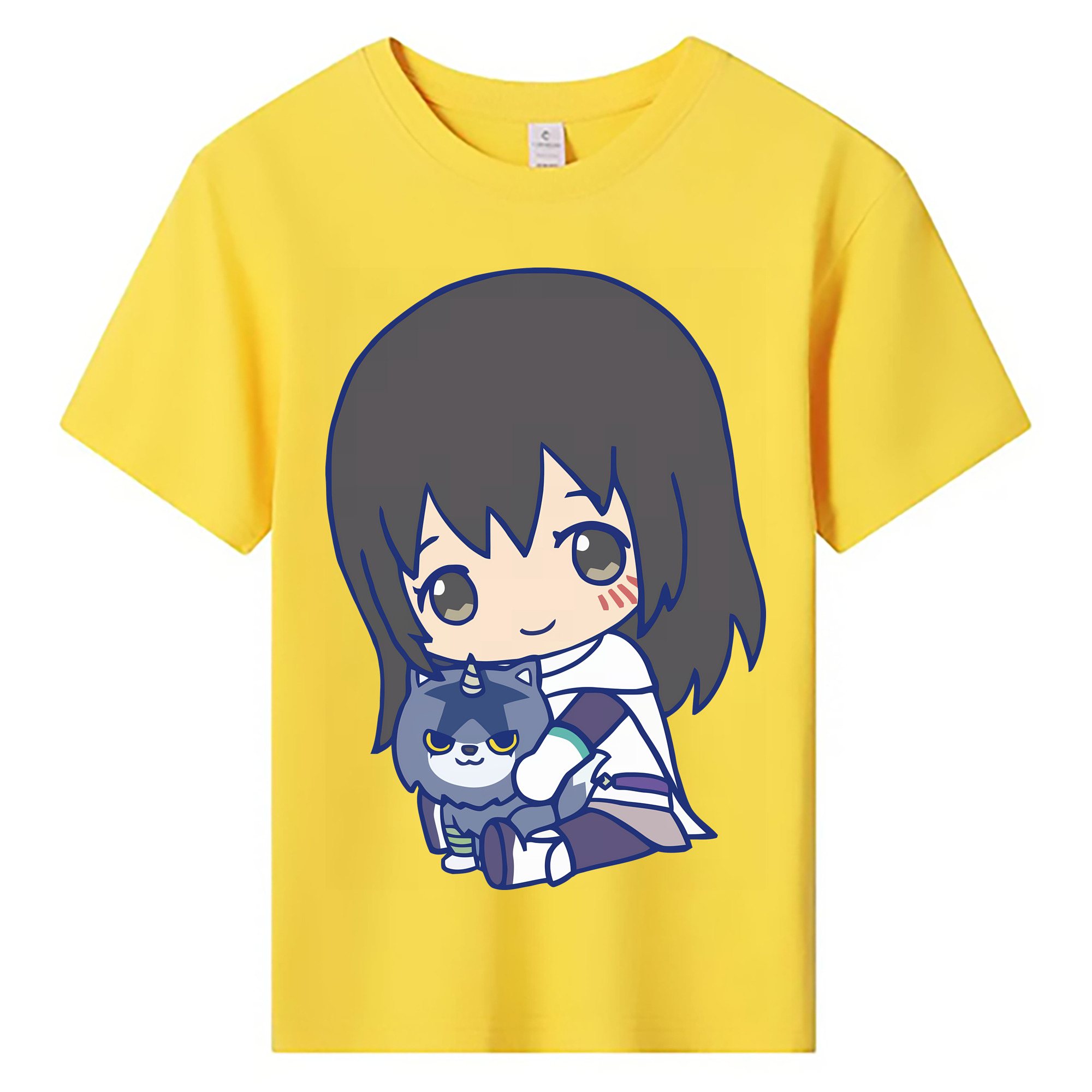 （画像用） 転スラ Regarding Reincarnated to Slime 綿100％キッズTシャツ（フロントプリント）