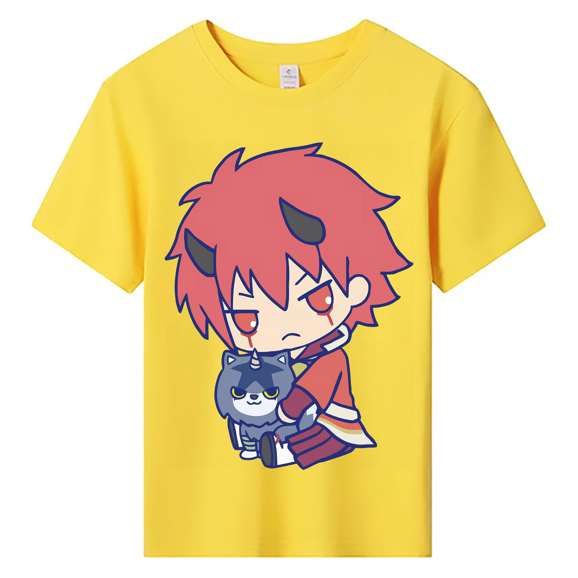 （画像用） 転スラ Regarding Reincarnated to Slime 綿100％キッズTシャツ（フロントプリント）