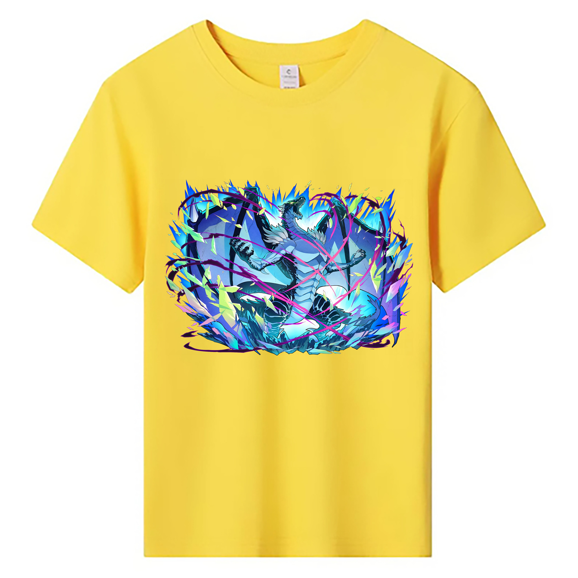 （画像用） 転スラ Regarding Reincarnated to Slime 綿100％キッズTシャツ（フロントプリント）