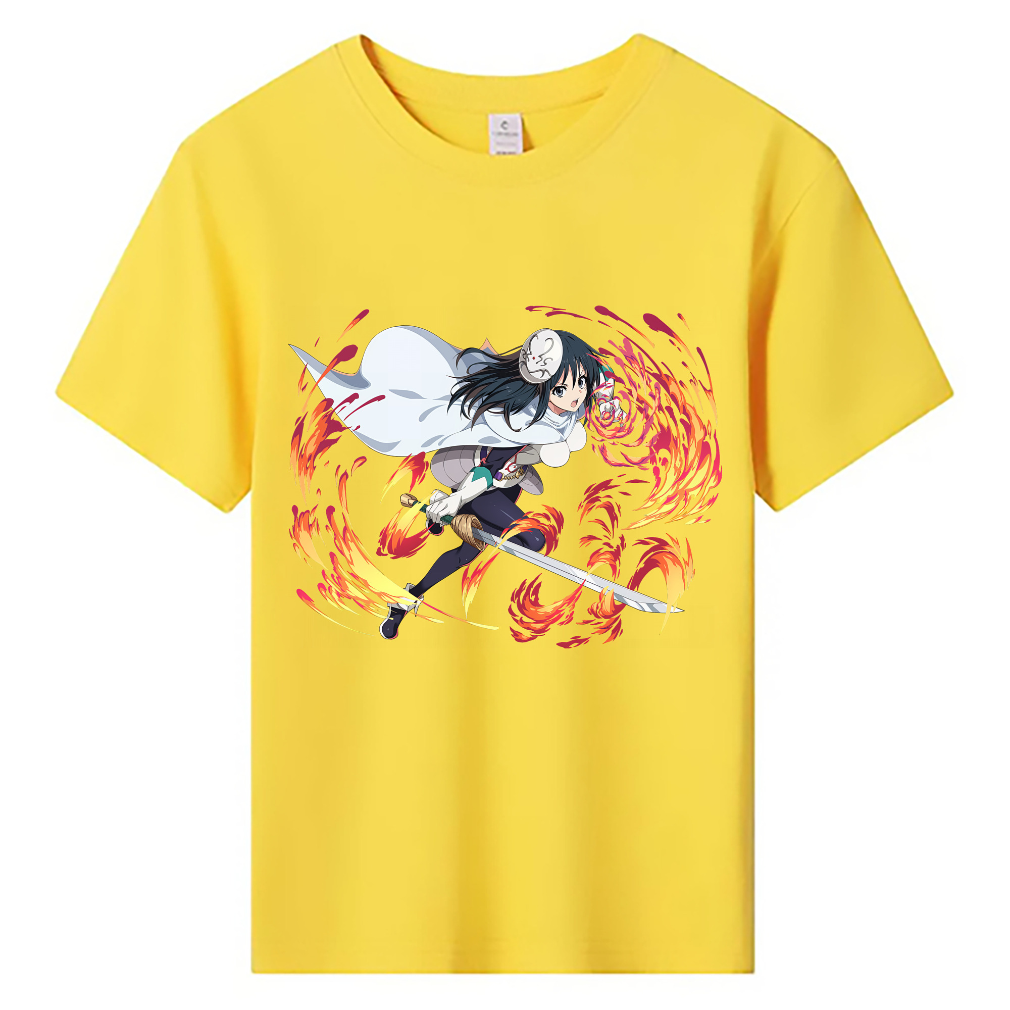 （画像用） 転スラ Regarding Reincarnated to Slime 綿100％キッズTシャツ（フロントプリント）