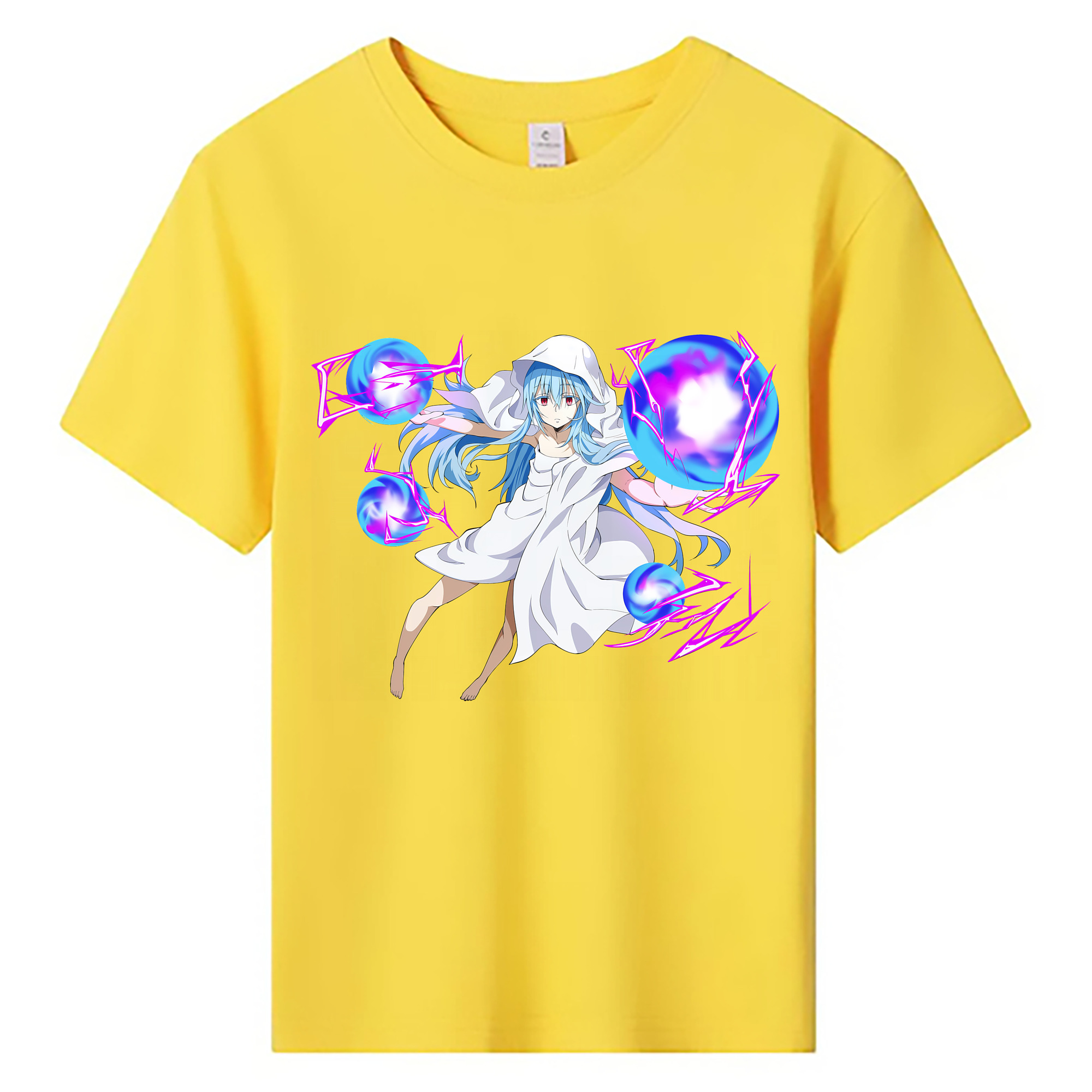 （画像用） 転スラ Regarding Reincarnated to Slime 綿100％キッズTシャツ（フロントプリント）