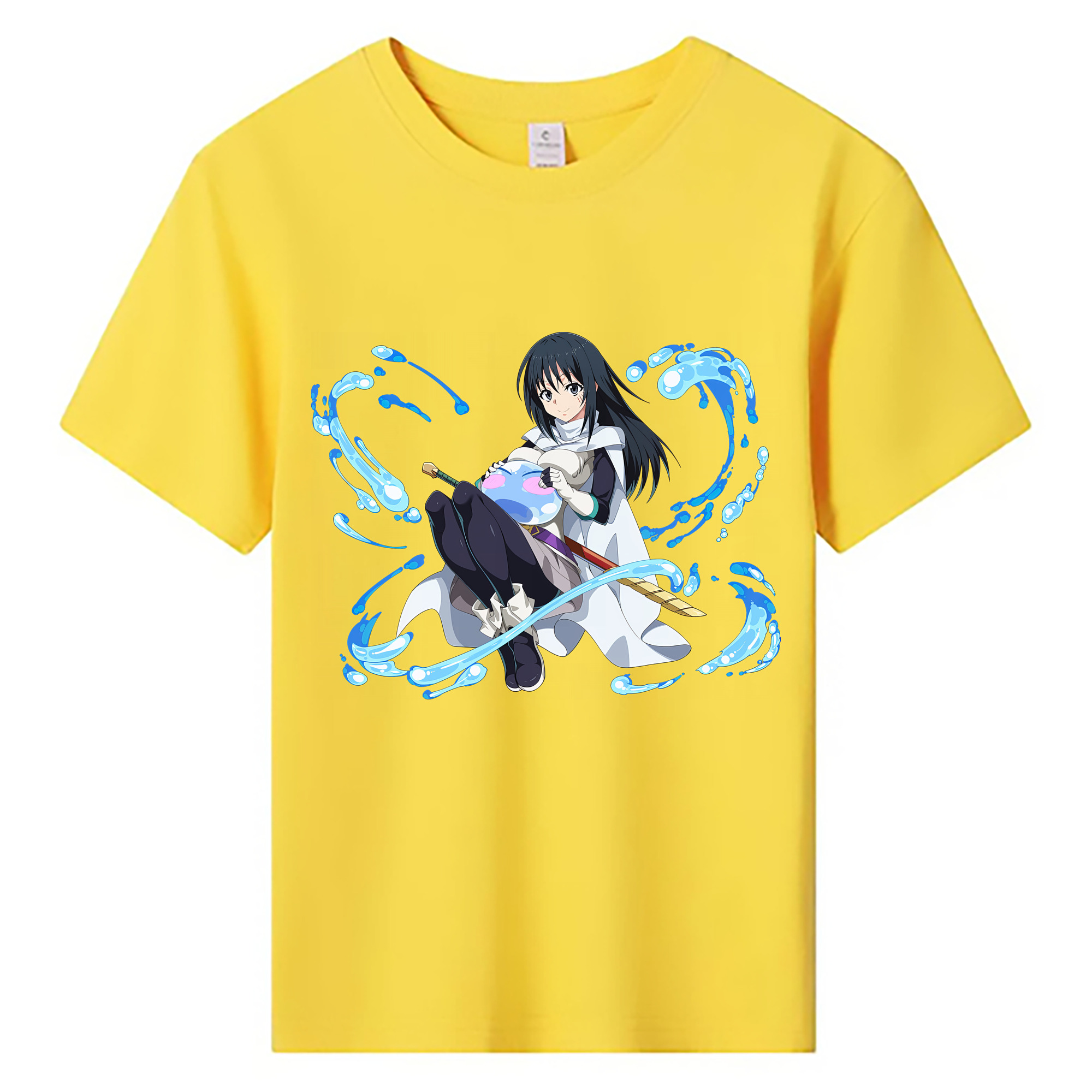 （画像用） 転スラ Regarding Reincarnated to Slime 綿100％キッズTシャツ（フロントプリント）