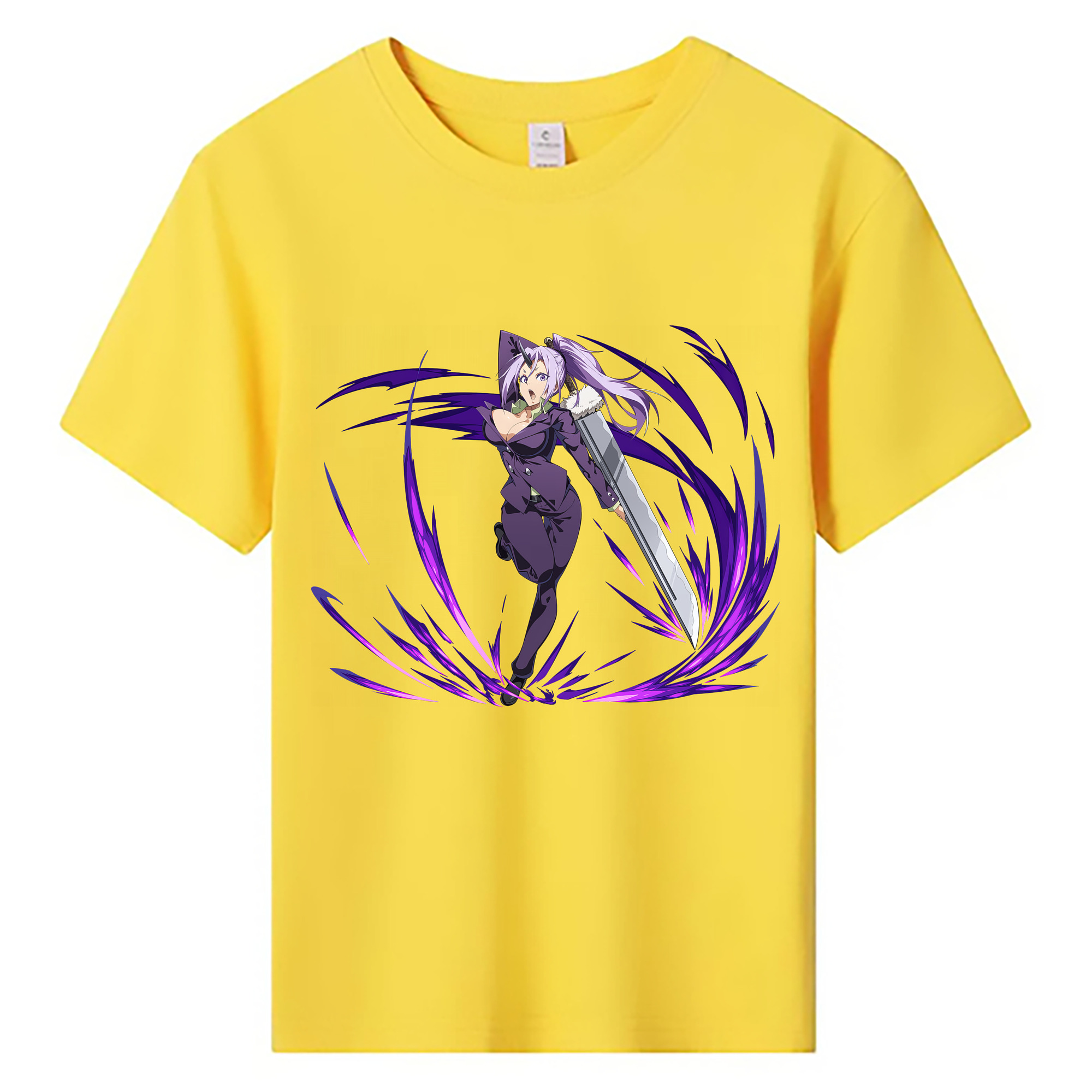（画像用） 転スラ Regarding Reincarnated to Slime 綿100％キッズTシャツ（フロントプリント）