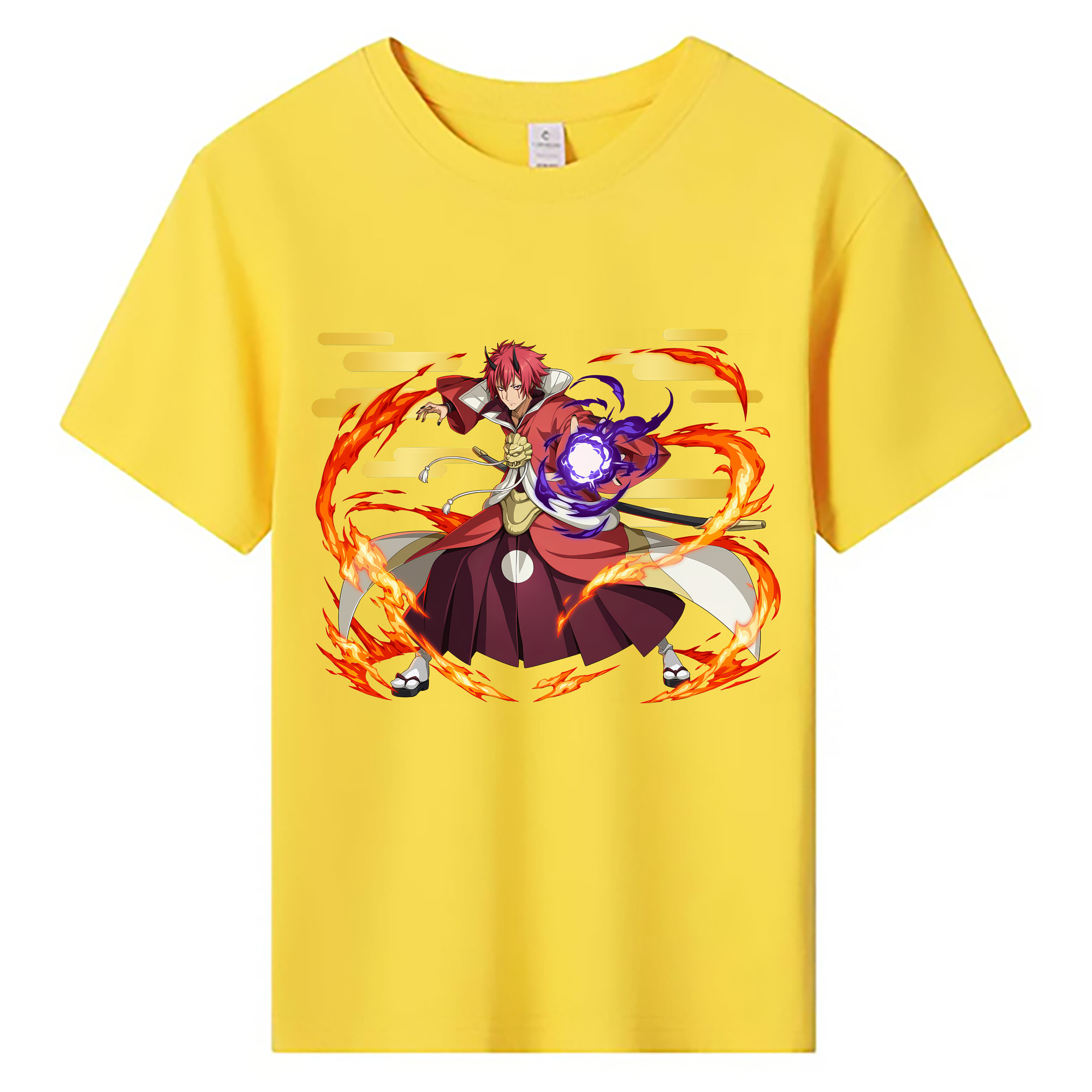 （画像用） 転スラ Regarding Reincarnated to Slime 綿100％キッズTシャツ（フロントプリント）