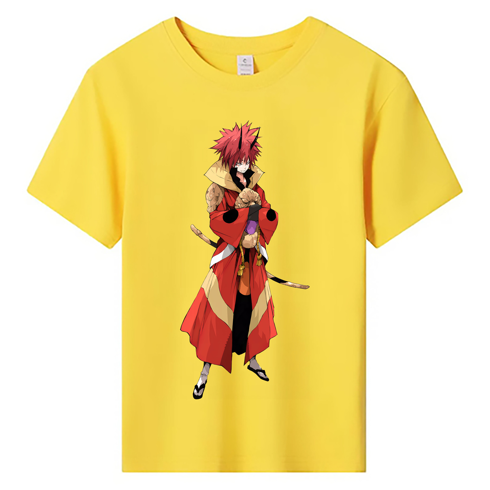 （画像用） 転スラ Regarding Reincarnated to Slime 綿100％キッズTシャツ（フロントプリント）