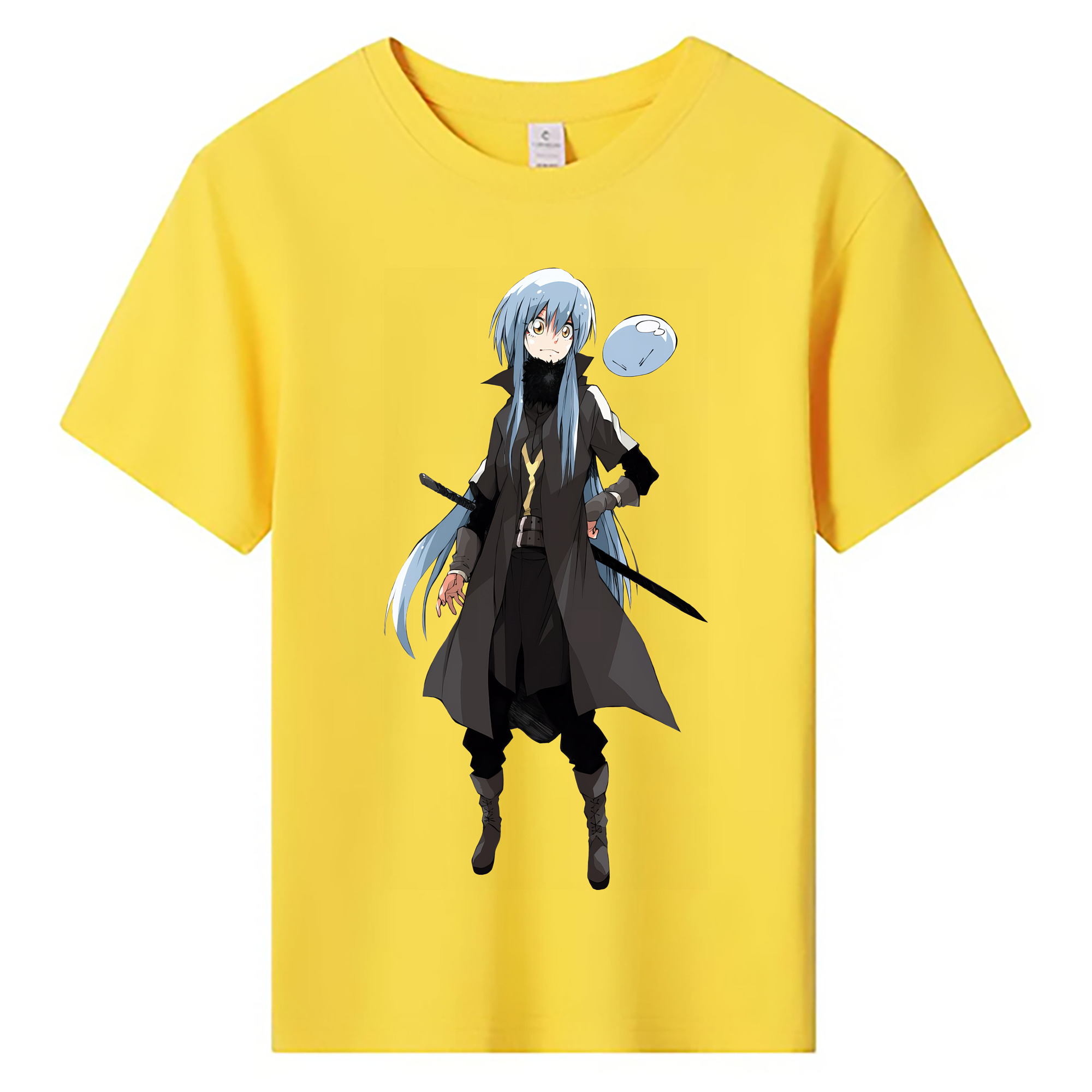 （画像用） 転スラ Regarding Reincarnated to Slime 綿100％キッズTシャツ（フロントプリント）