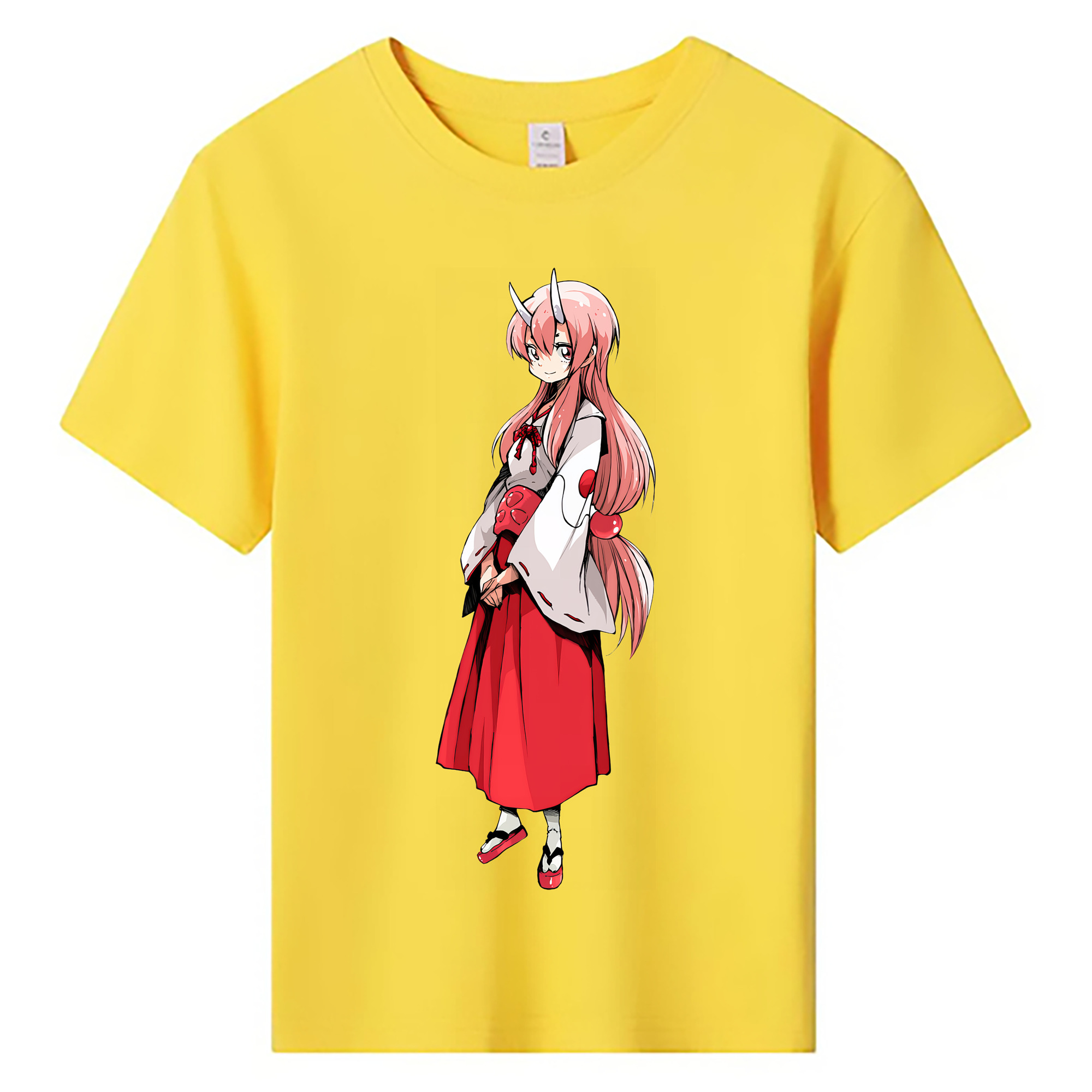 （画像用） 転スラ Regarding Reincarnated to Slime 綿100％キッズTシャツ（フロントプリント）