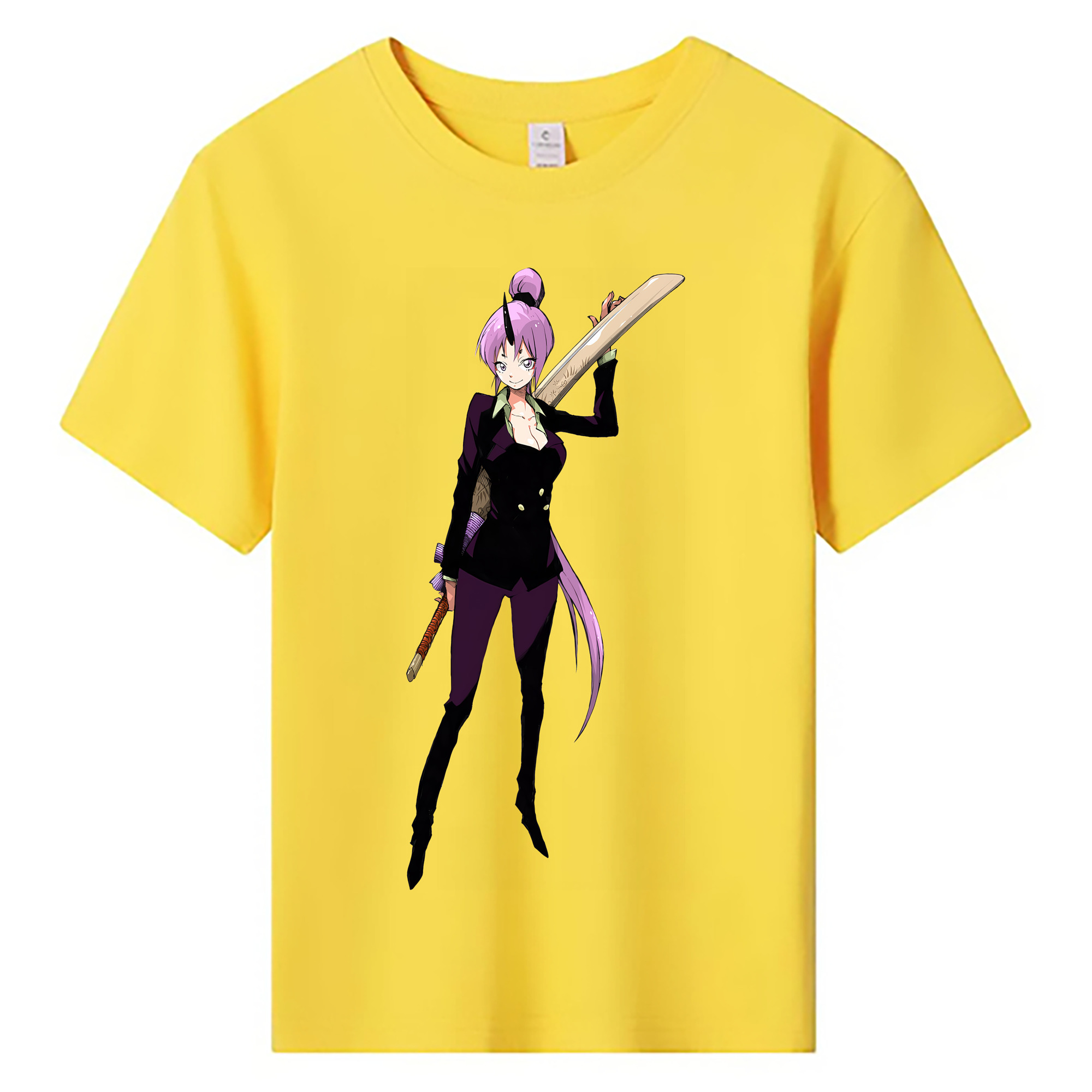 （画像用） 転スラ Regarding Reincarnated to Slime 綿100％キッズTシャツ（フロントプリント）