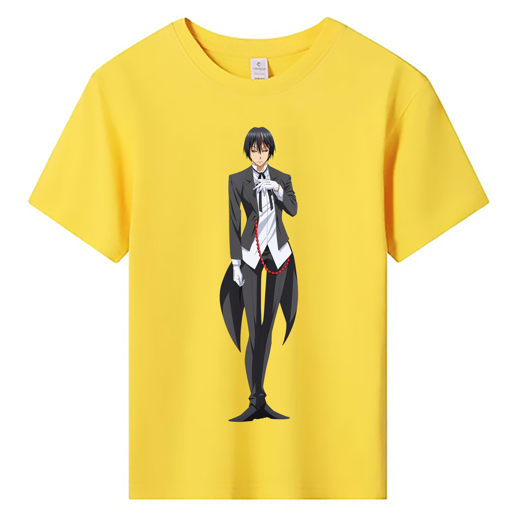 （画像用） 転スラ Regarding Reincarnated to Slime 綿100％キッズTシャツ（フロントプリント）
