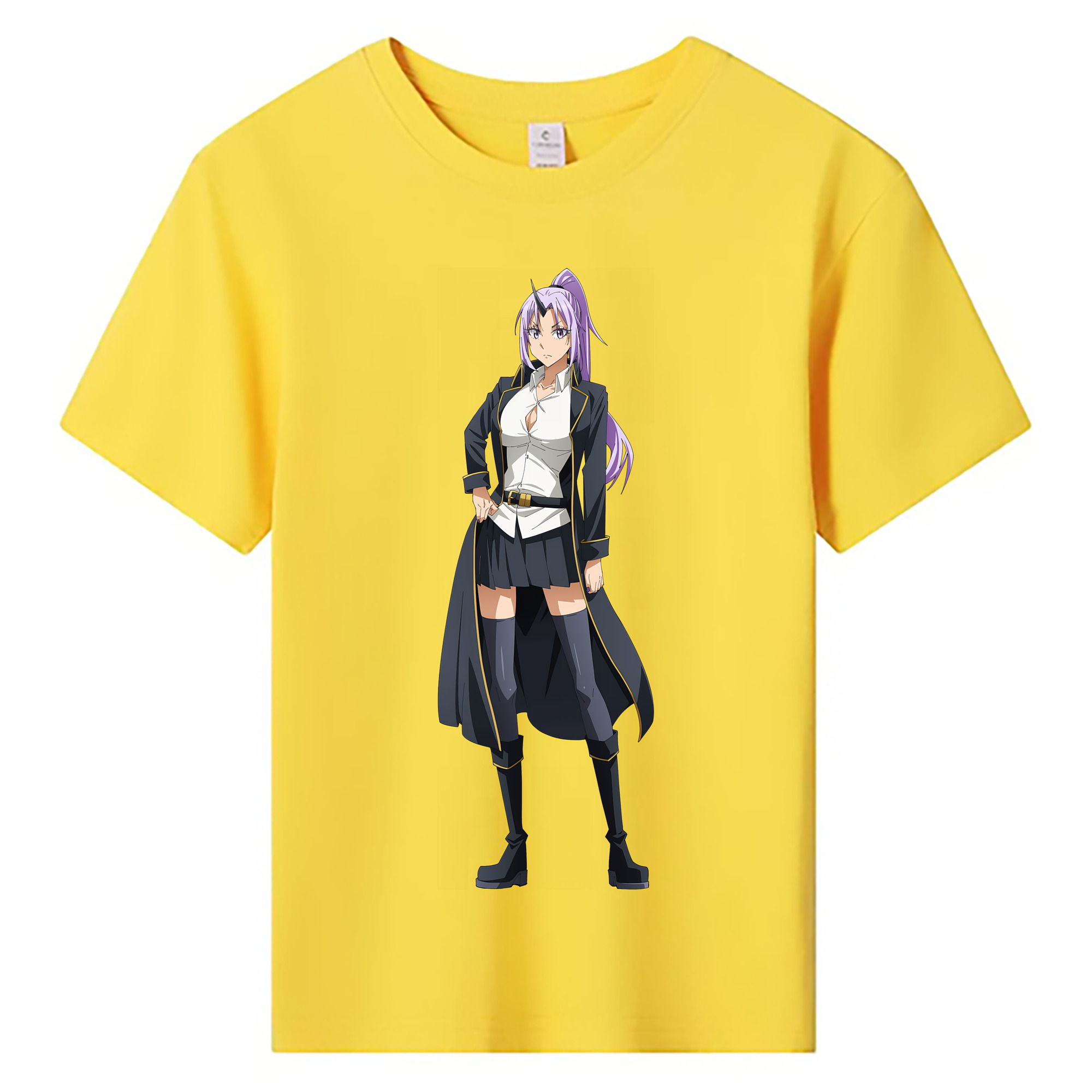 （画像用） 転スラ Regarding Reincarnated to Slime 綿100％キッズTシャツ（フロントプリント）