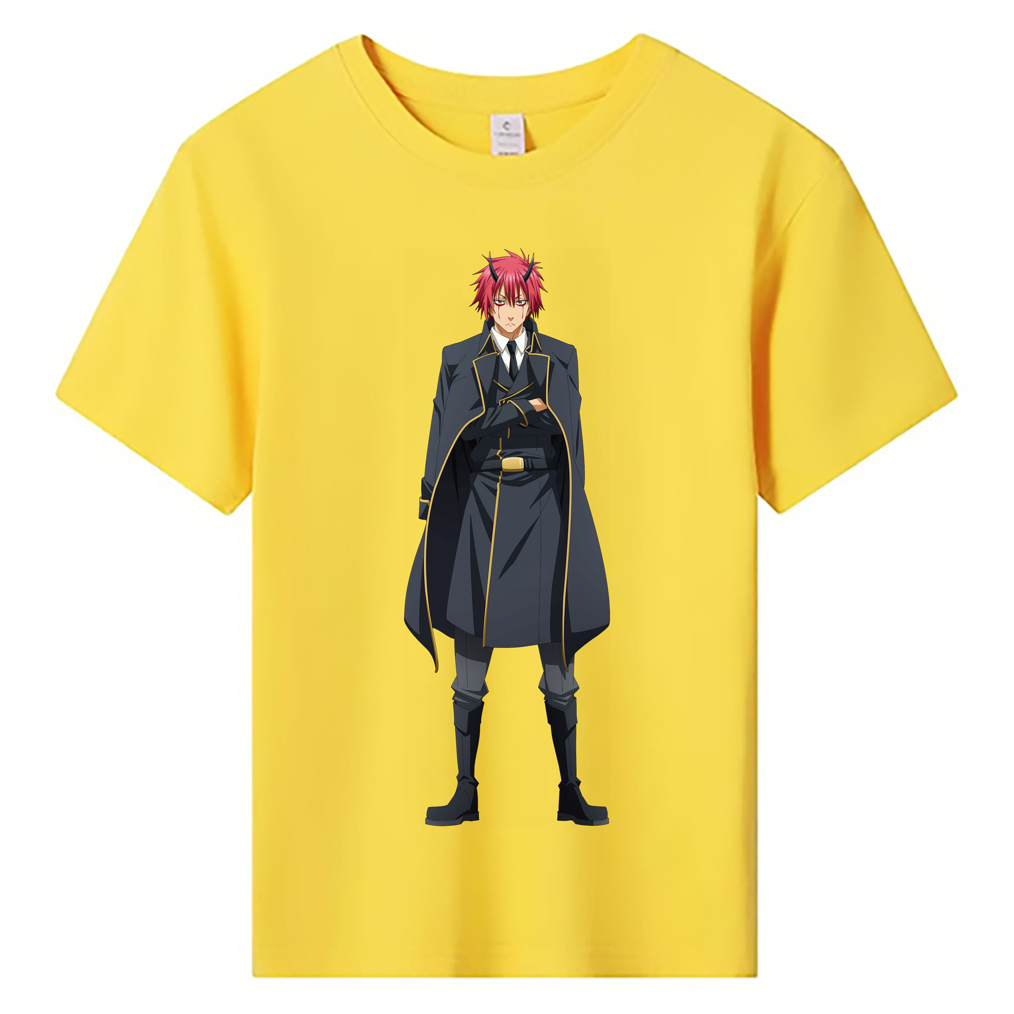 （画像用） 転スラ Regarding Reincarnated to Slime 綿100％キッズTシャツ（フロントプリント）