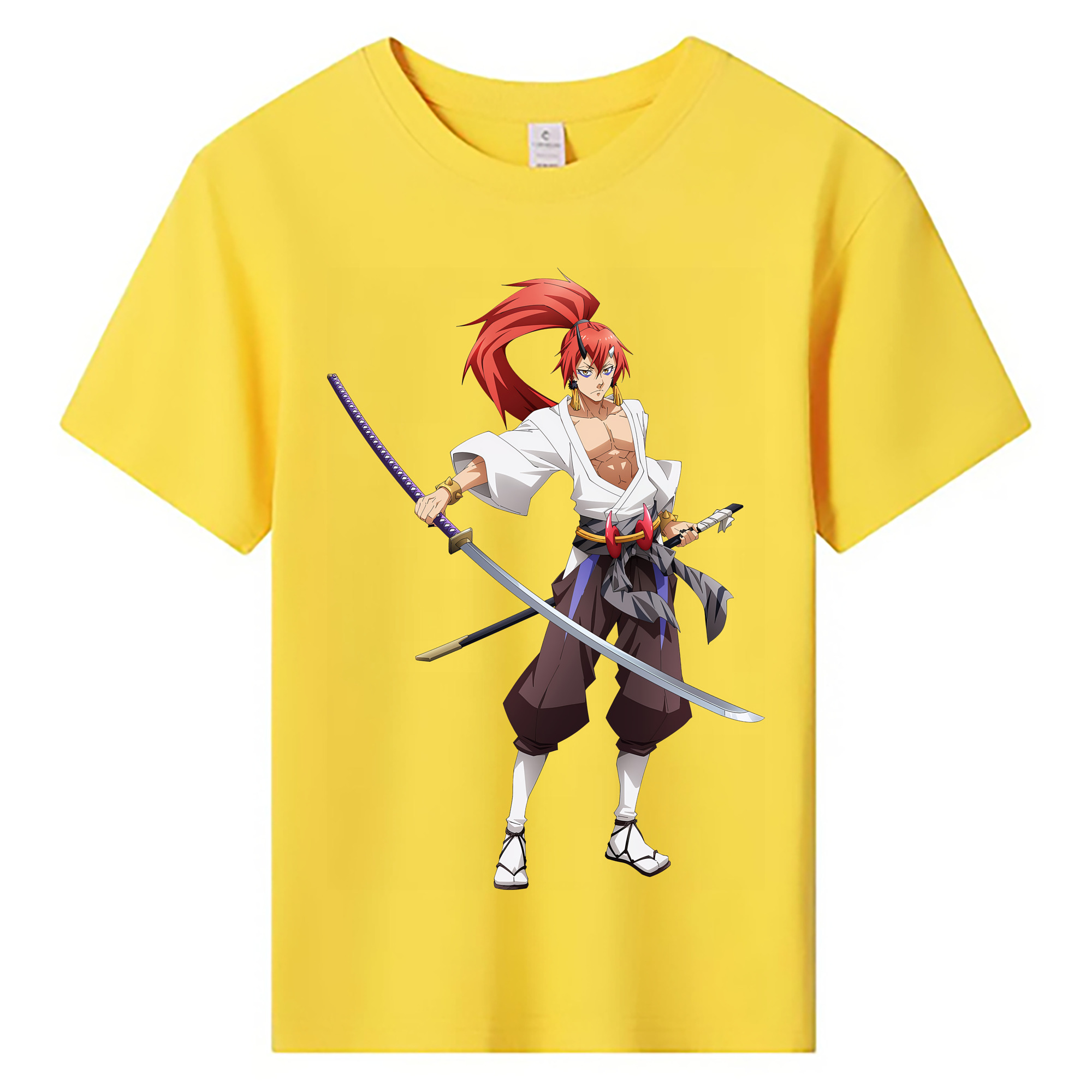 （画像用） 転スラ Regarding Reincarnated to Slime 綿100％キッズTシャツ（フロントプリント）