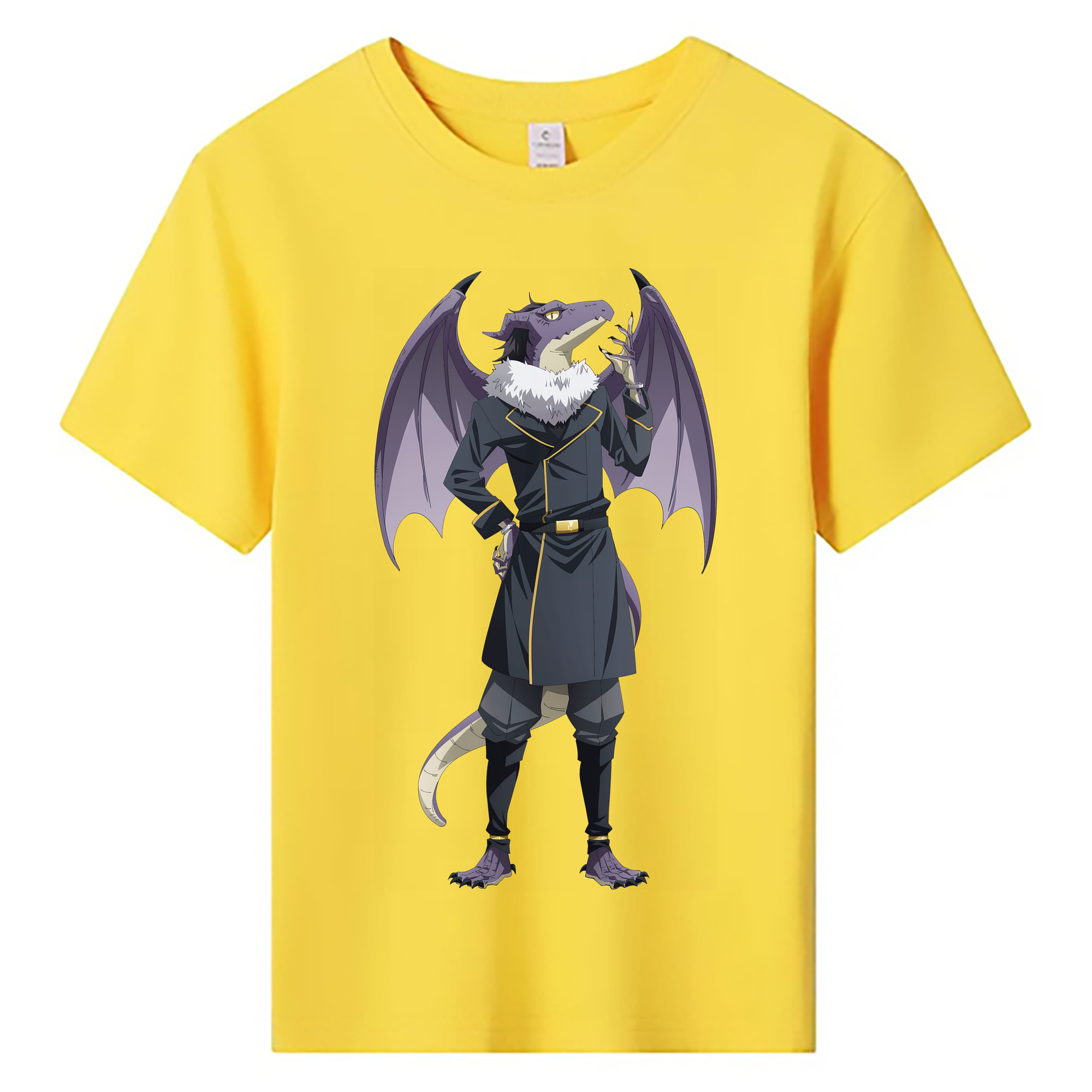 （画像用） 転スラ Regarding Reincarnated to Slime 綿100％キッズTシャツ（フロントプリント）