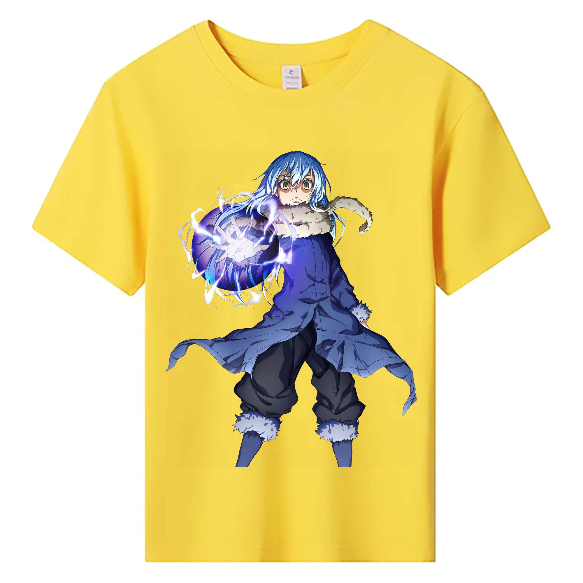 （画像用） 転スラ Regarding Reincarnated to Slime 綿100％キッズTシャツ（フロントプリント）