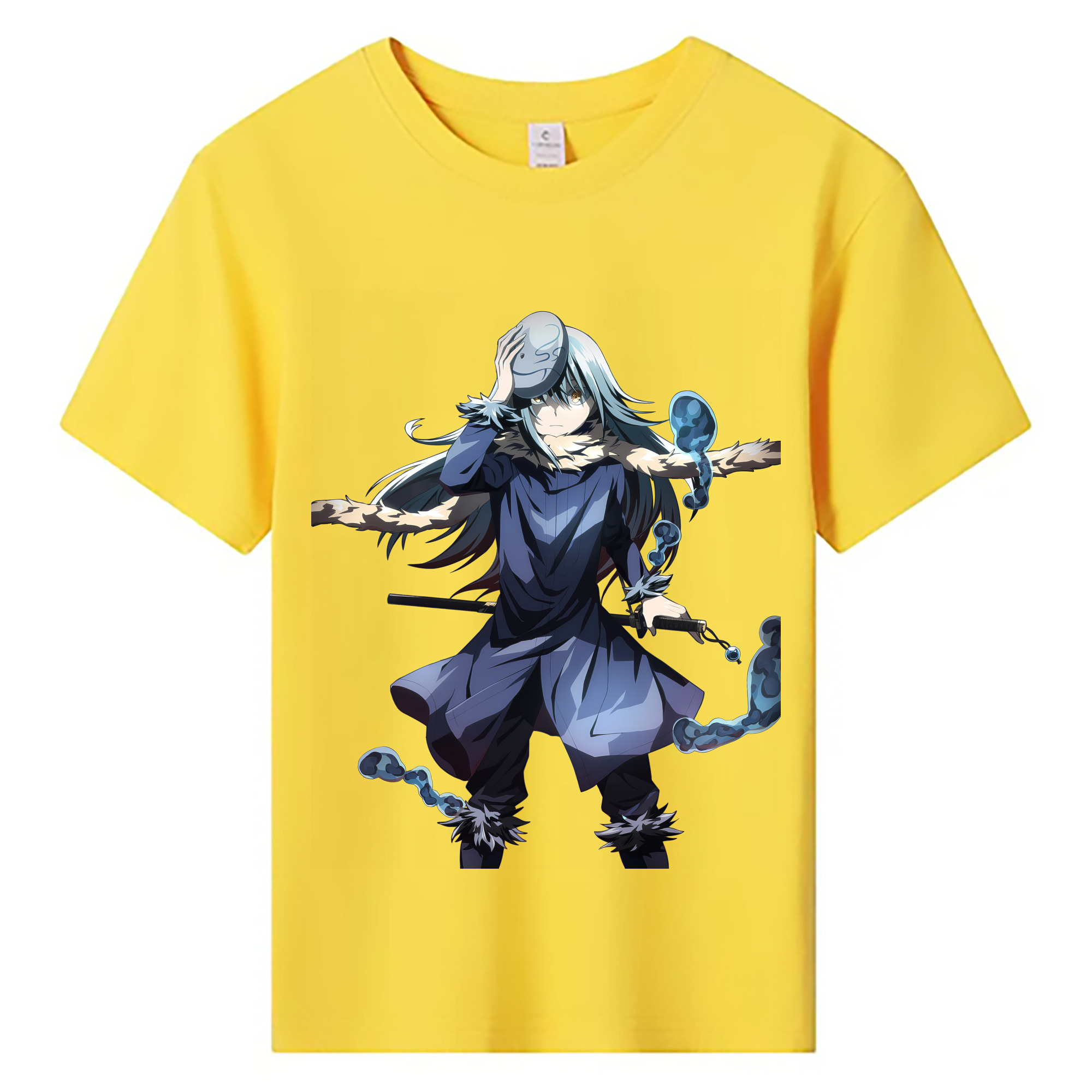 （画像用） 転スラ Regarding Reincarnated to Slime 綿100％キッズTシャツ（フロントプリント）