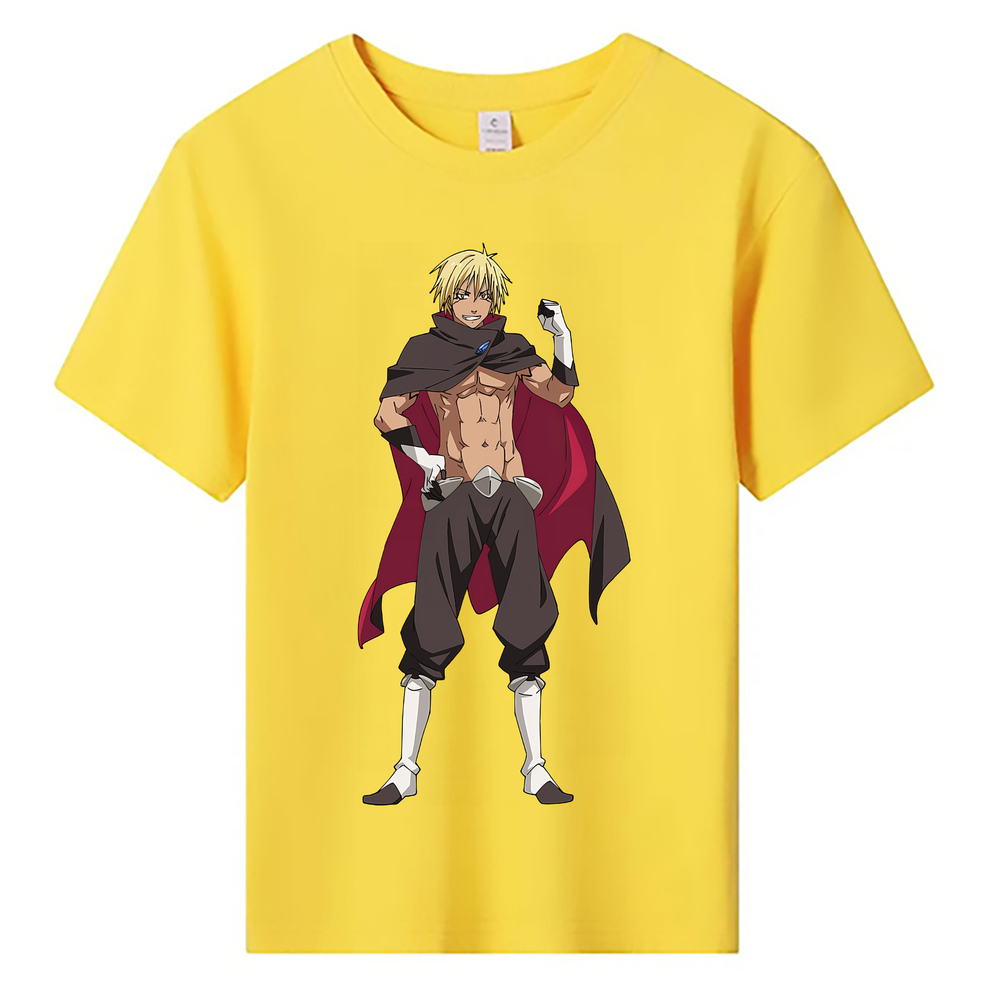 （画像用） 転スラ Regarding Reincarnated to Slime 綿100％キッズTシャツ（フロントプリント）