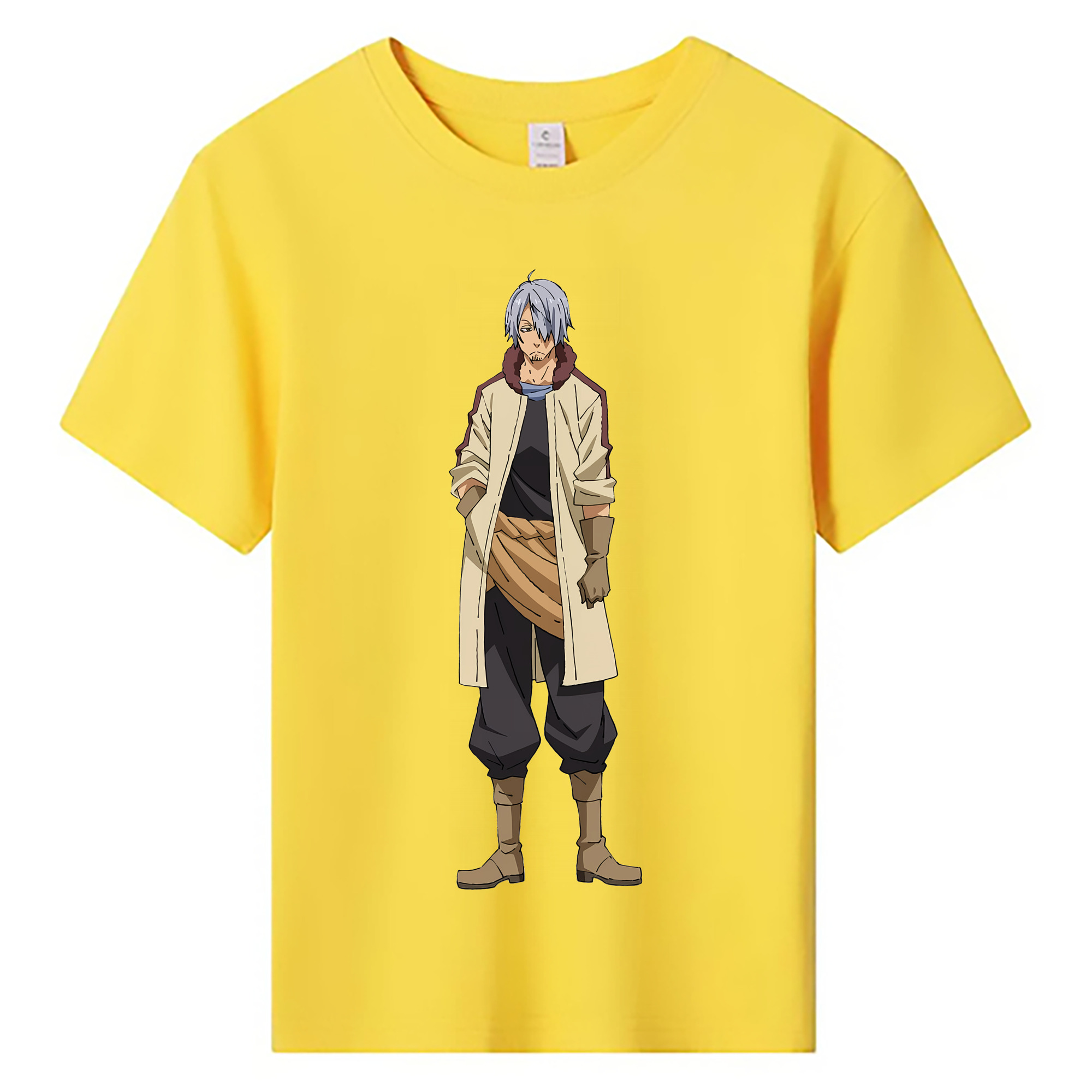 （画像用） 転スラ Regarding Reincarnated to Slime 綿100％キッズTシャツ（フロントプリント）