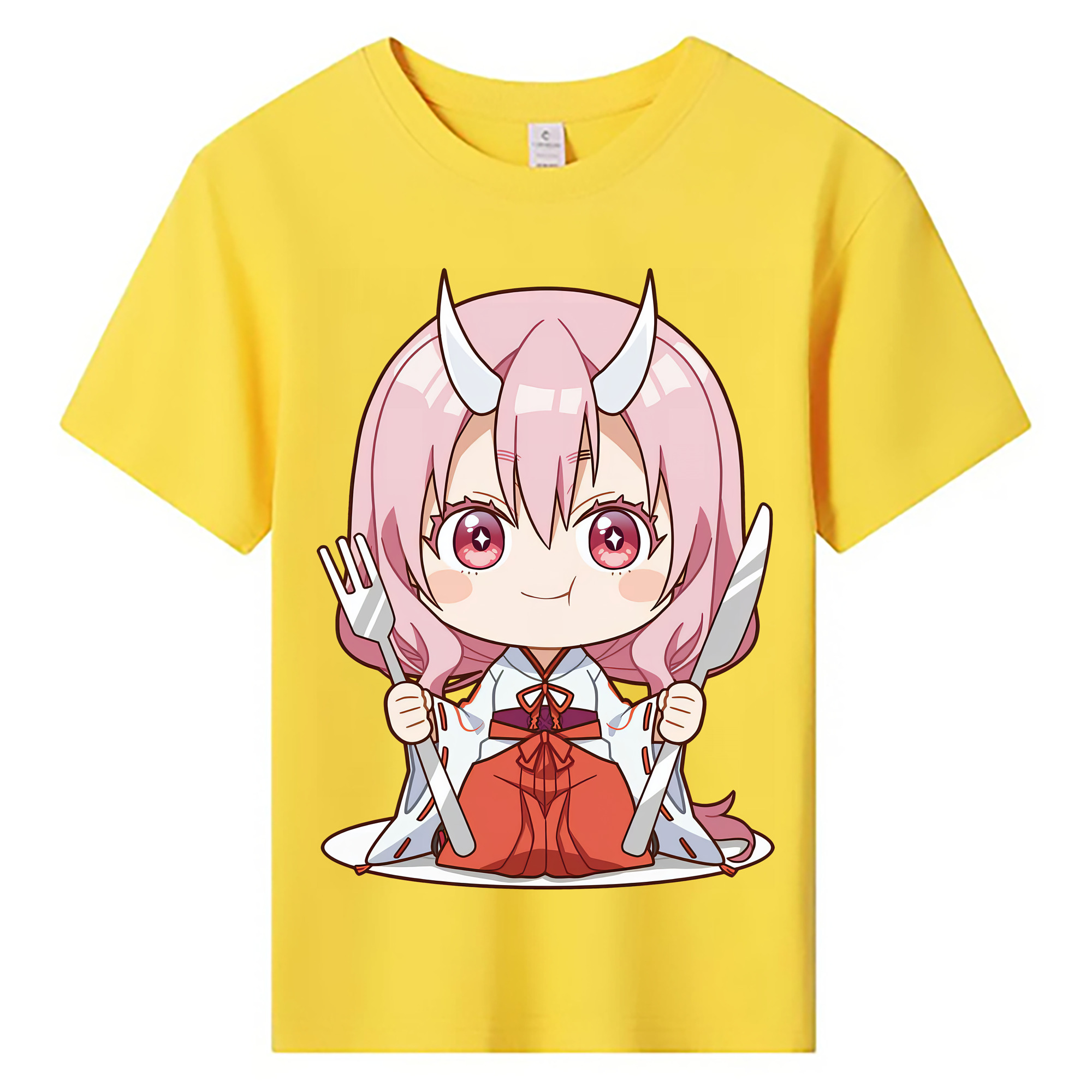 （画像用） 転スラ Regarding Reincarnated to Slime 綿100％キッズTシャツ（フロントプリント）