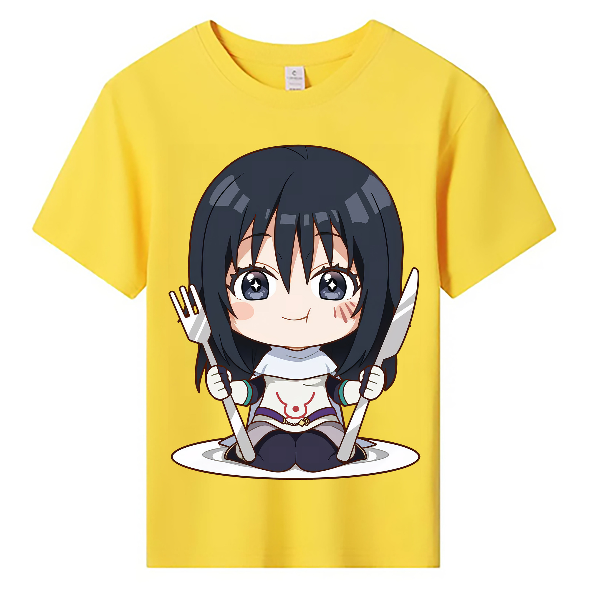 （画像用） 転スラ Regarding Reincarnated to Slime 綿100％キッズTシャツ（フロントプリント）