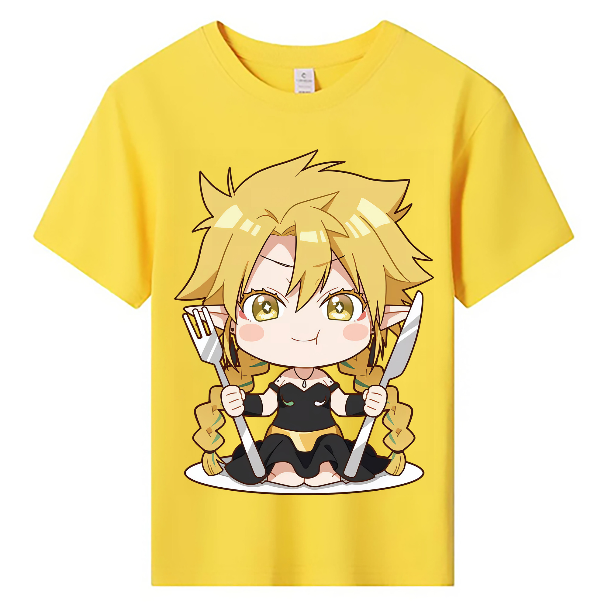 （画像用） 転スラ Regarding Reincarnated to Slime 綿100％キッズTシャツ（フロントプリント）