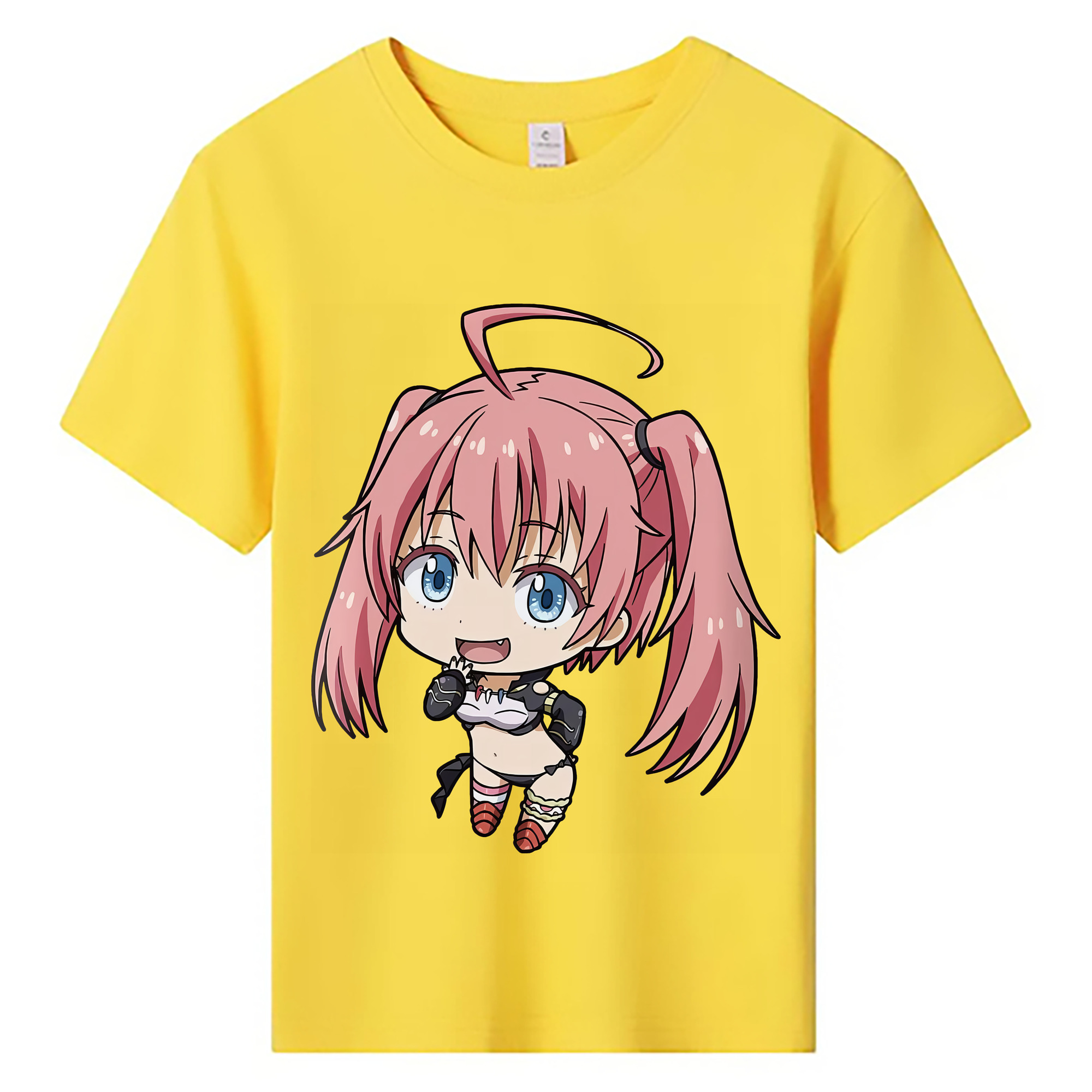 （画像用） 転スラ Regarding Reincarnated to Slime 綿100％キッズTシャツ（フロントプリント）
