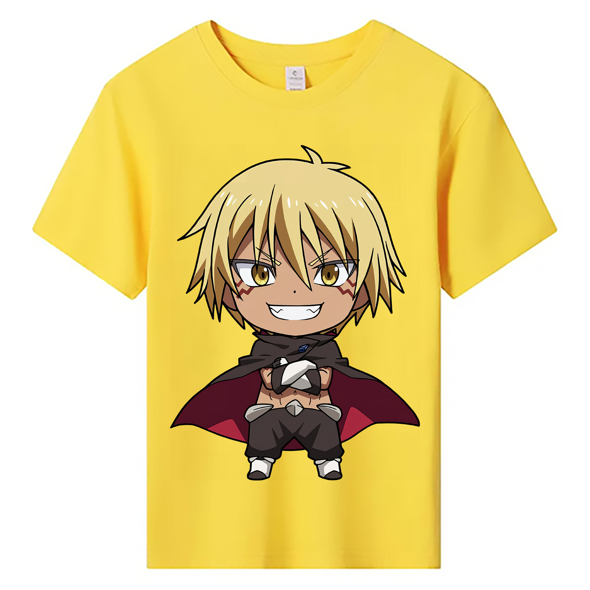 （画像用） 転スラ Regarding Reincarnated to Slime 綿100％キッズTシャツ（フロントプリント）