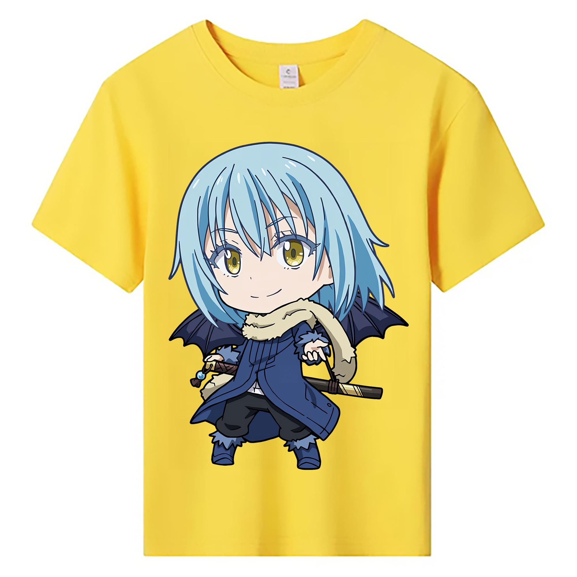 （画像用） 転スラ Regarding Reincarnated to Slime 綿100％キッズTシャツ（フロントプリント）