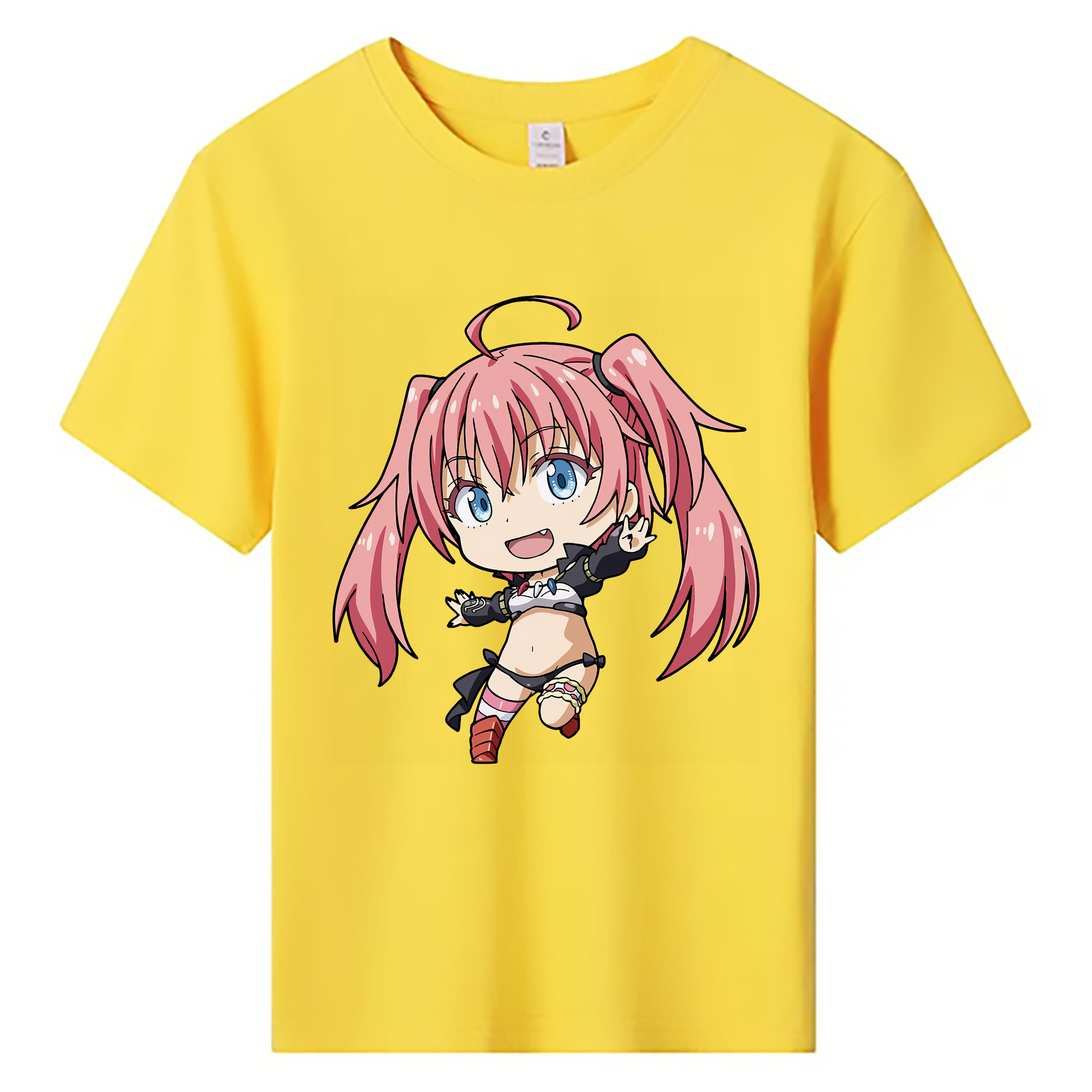 （画像用） 転スラ Regarding Reincarnated to Slime 綿100％キッズTシャツ（フロントプリント）