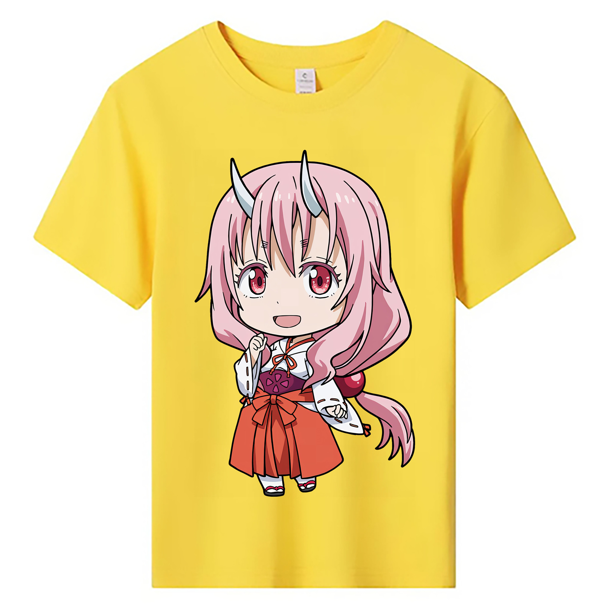 （画像用） 転スラ Regarding Reincarnated to Slime 綿100％キッズTシャツ（フロントプリント）