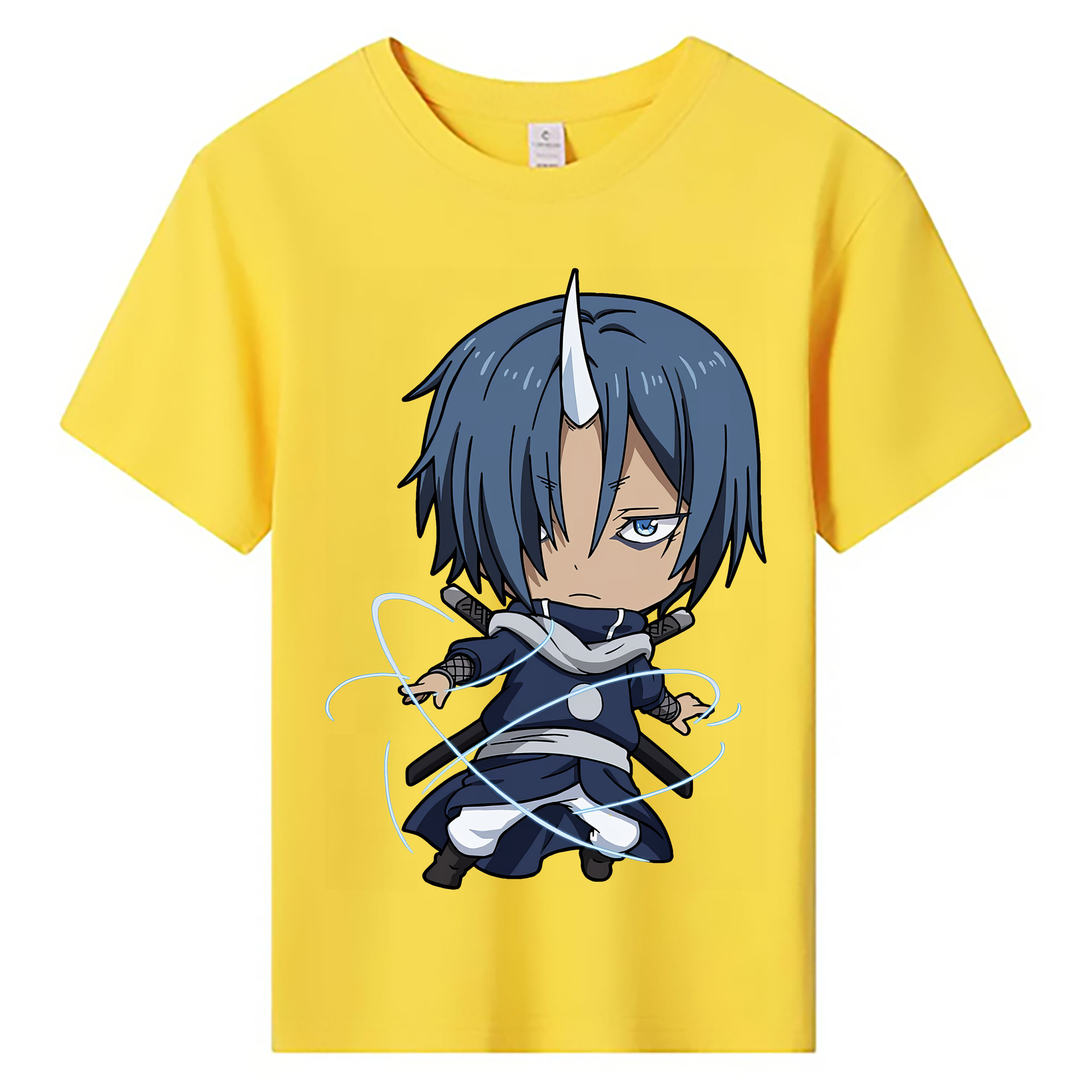 （画像用） 転スラ Regarding Reincarnated to Slime 綿100％キッズTシャツ（フロントプリント）