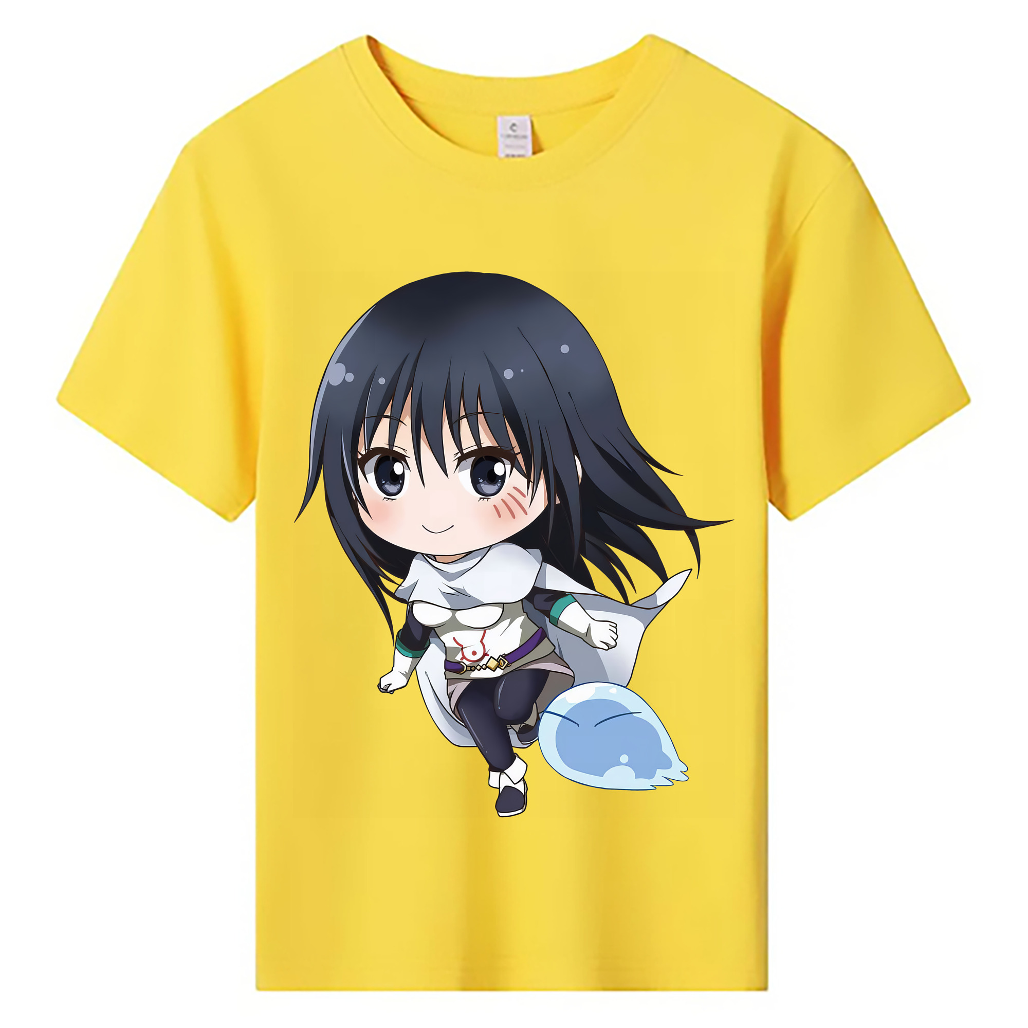（画像用） 転スラ Regarding Reincarnated to Slime 綿100％キッズTシャツ（フロントプリント）