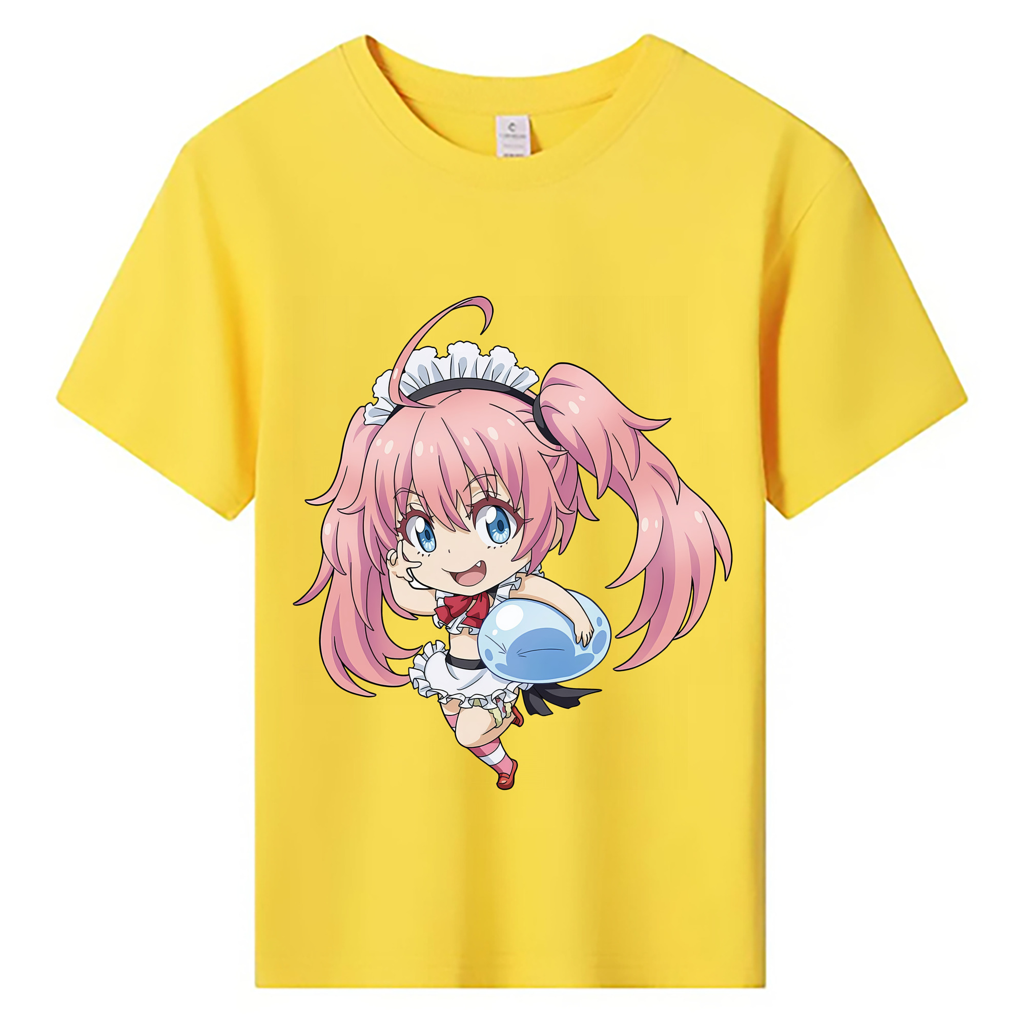 （画像用） 転スラ Regarding Reincarnated to Slime 綿100％キッズTシャツ（フロントプリント）
