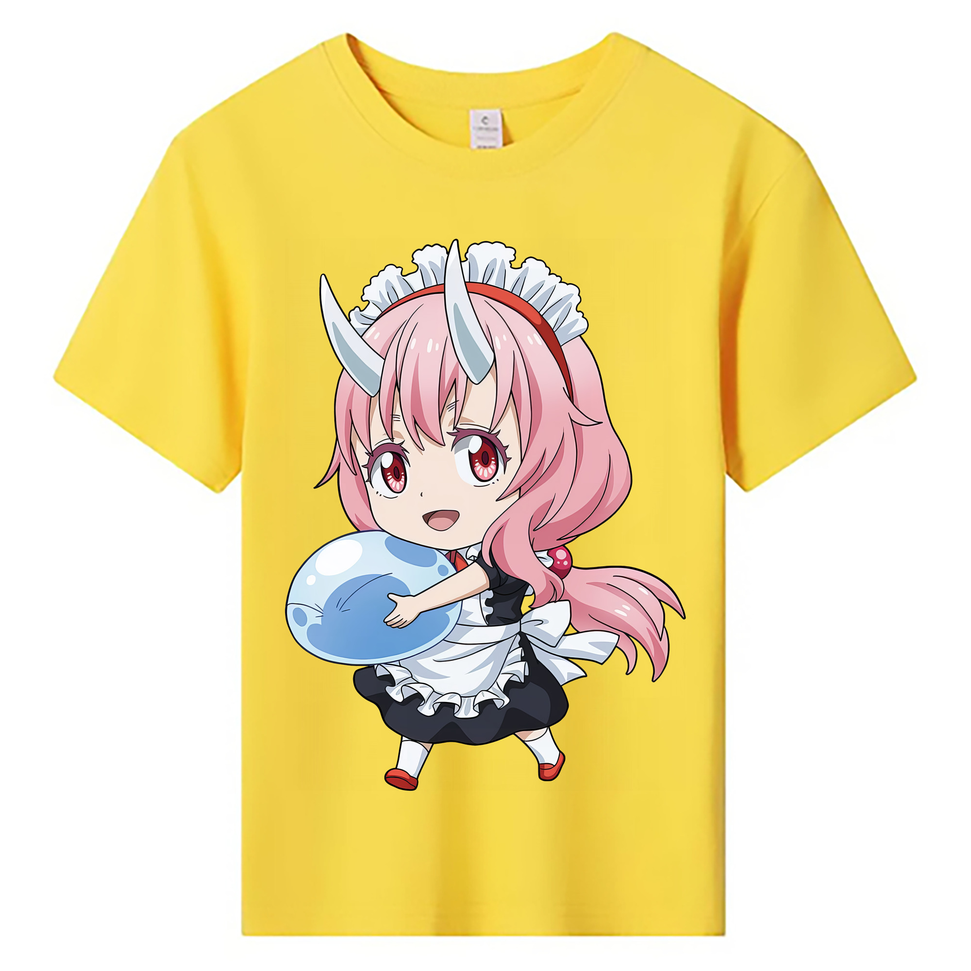 （画像用） 転スラ Regarding Reincarnated to Slime 綿100％キッズTシャツ（フロントプリント）