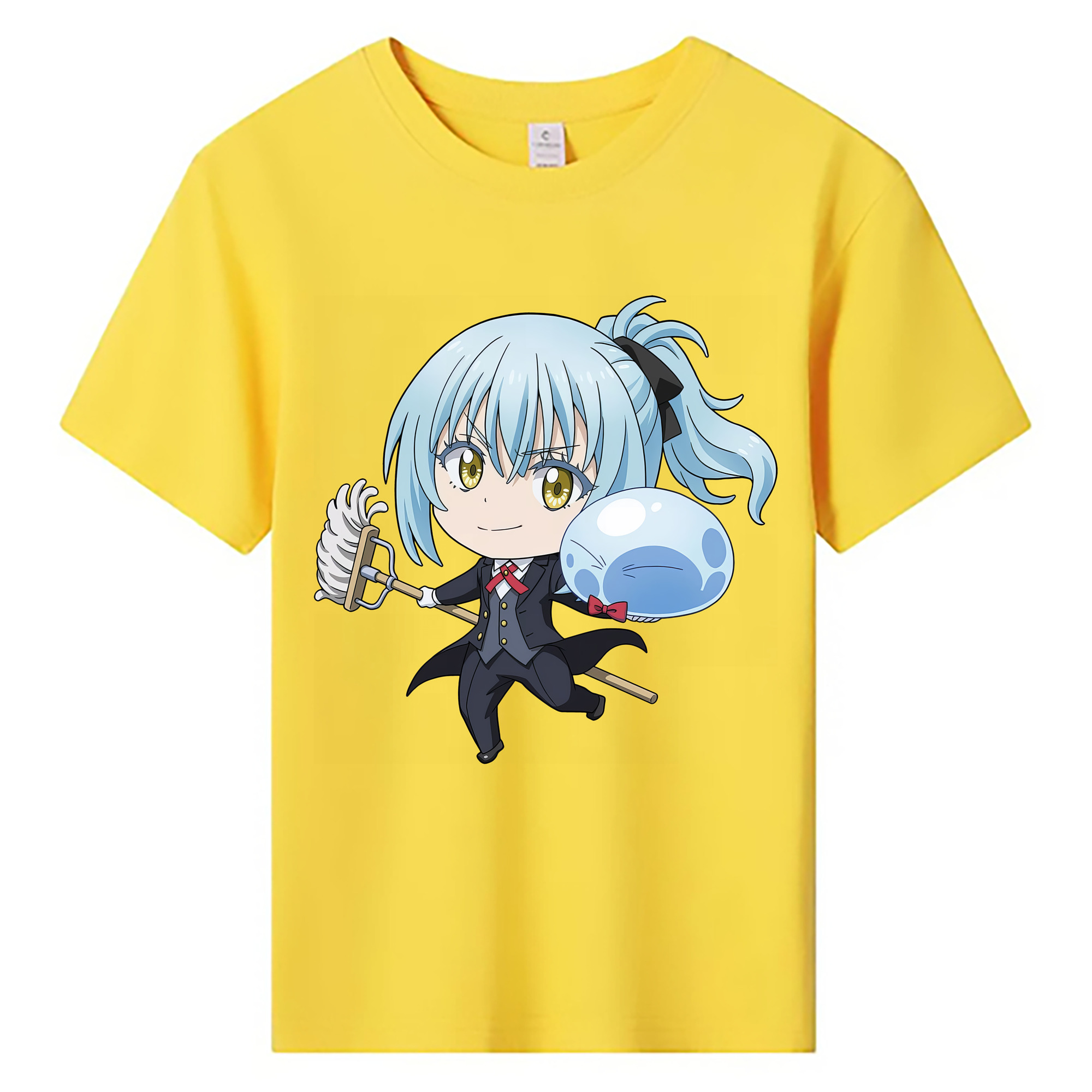 （画像用） 転スラ Regarding Reincarnated to Slime 綿100％キッズTシャツ（フロントプリント）