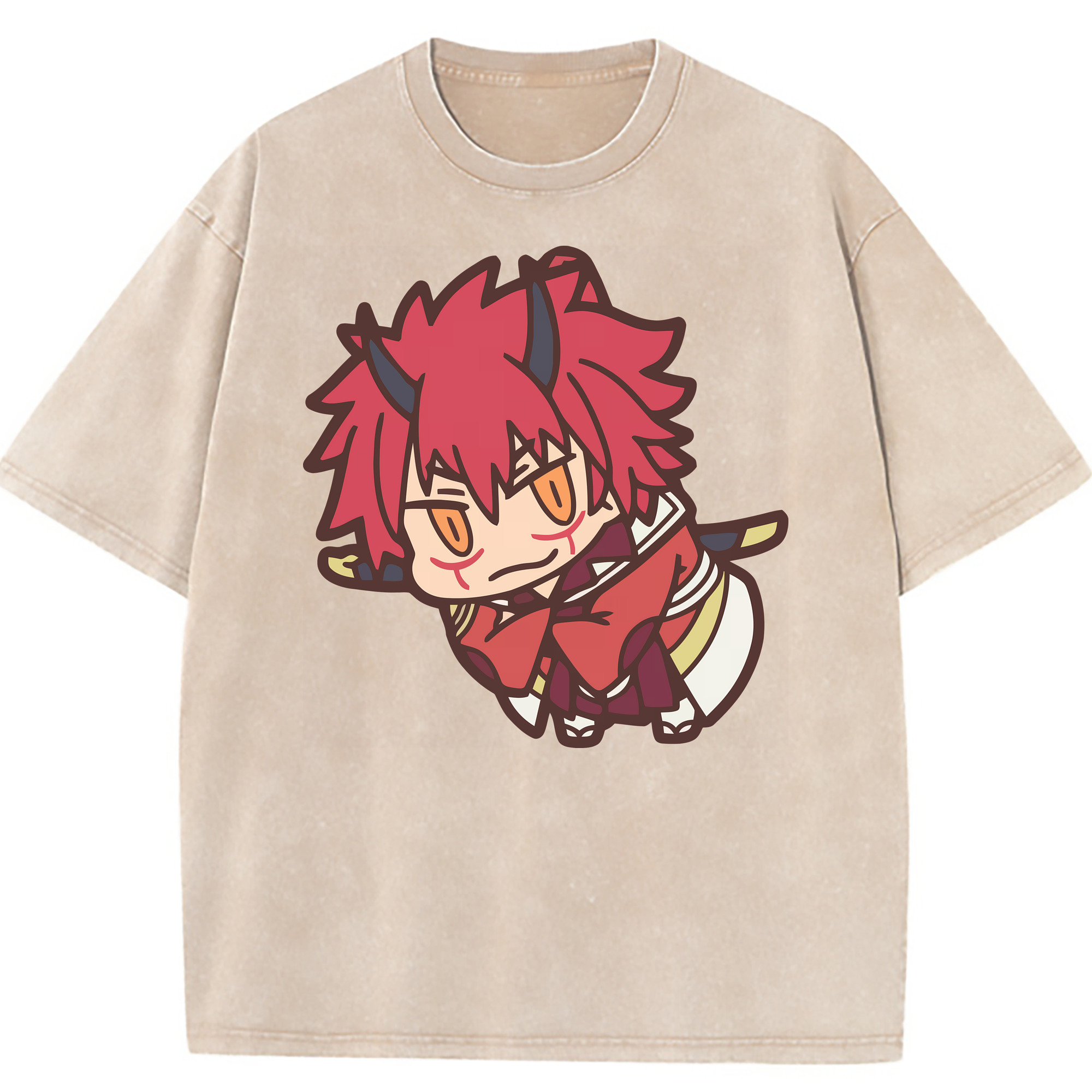 （画像用） 転スラ Regarding Reincarnated to Slime 綿100% ヴィンテージ風 半袖Tシャツ（フロントプリント）