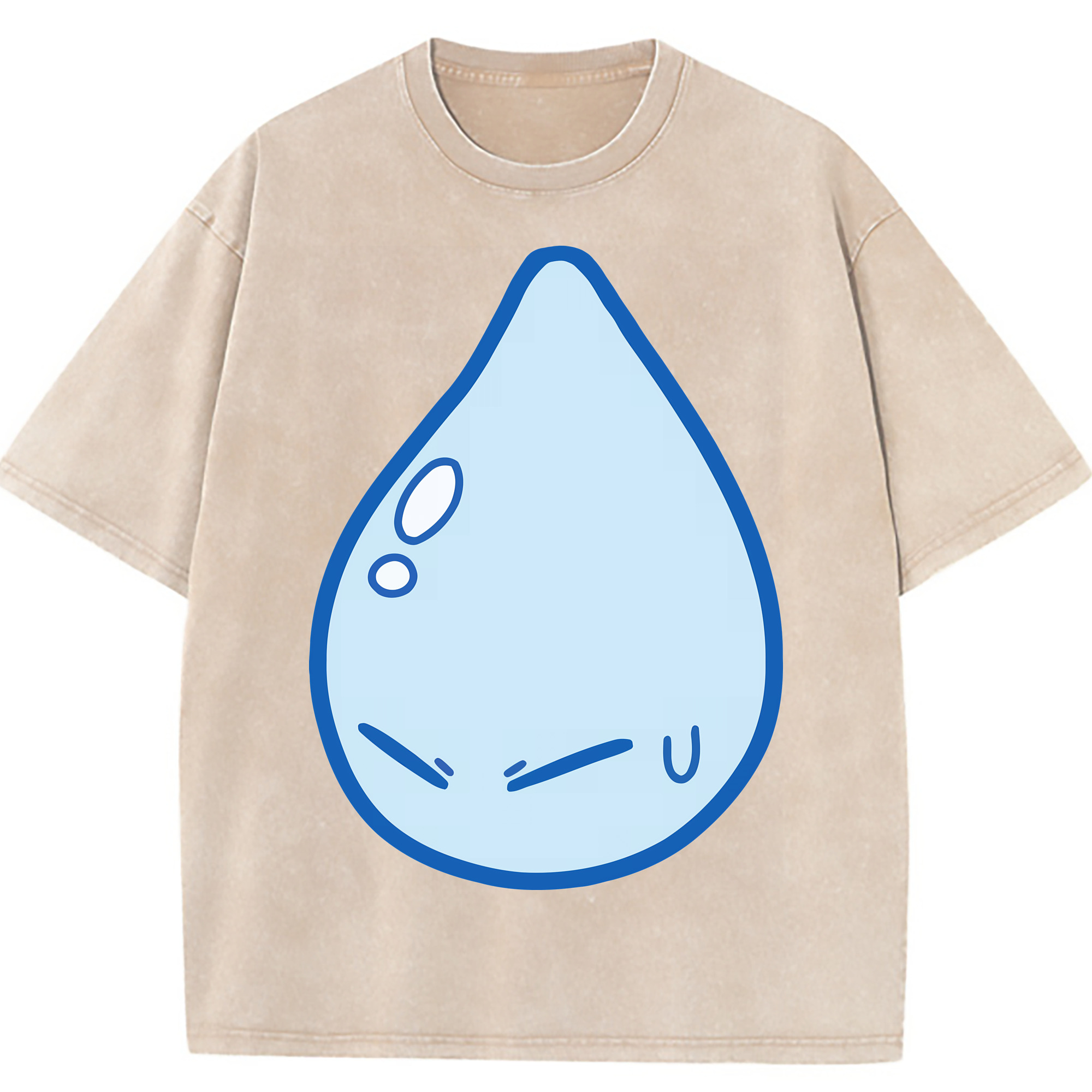 （画像用） 転スラ Regarding Reincarnated to Slime 綿100% ヴィンテージ風 半袖Tシャツ（フロントプリント）