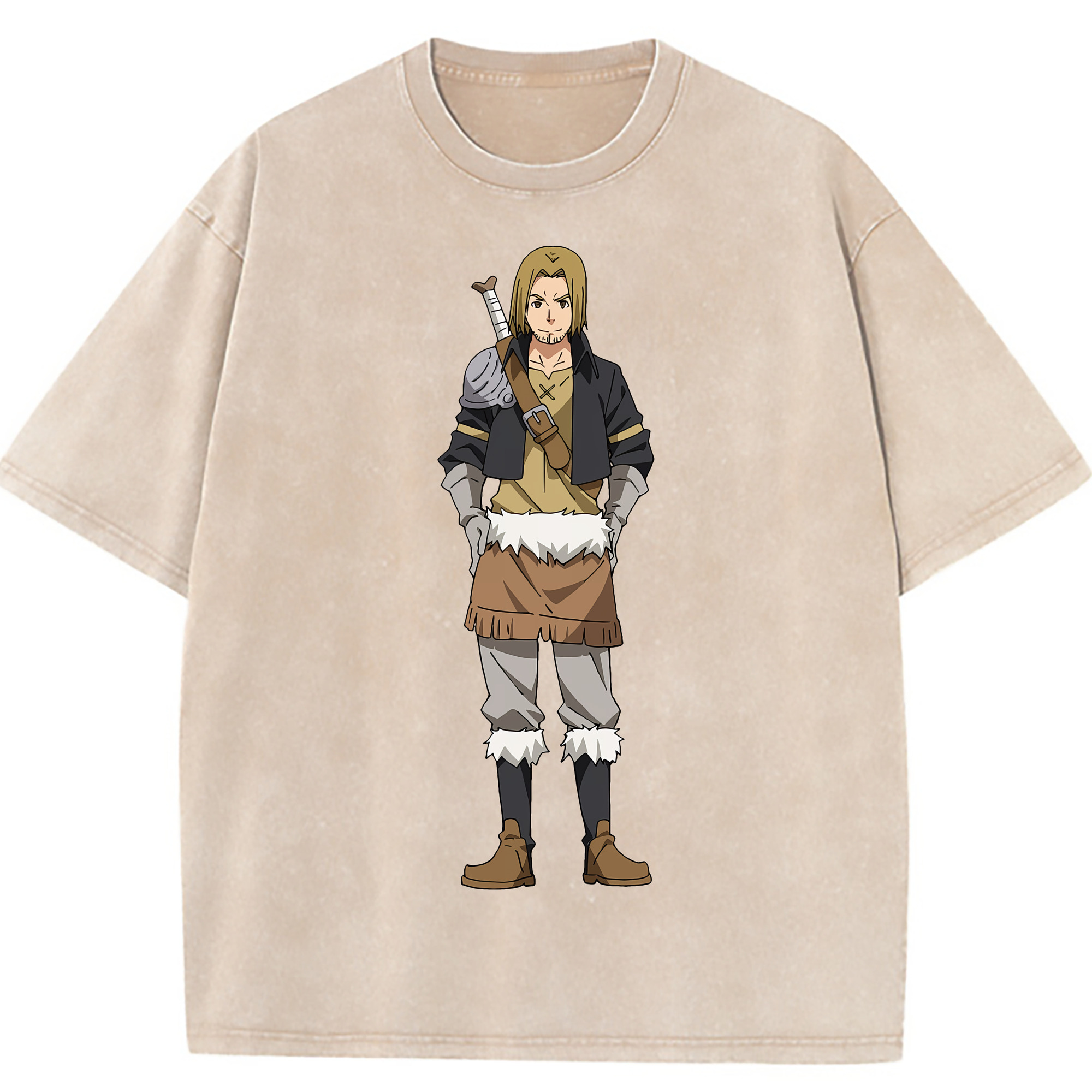 （画像用） 転スラ Regarding Reincarnated to Slime 綿100% ヴィンテージ風 半袖Tシャツ（フロントプリント）