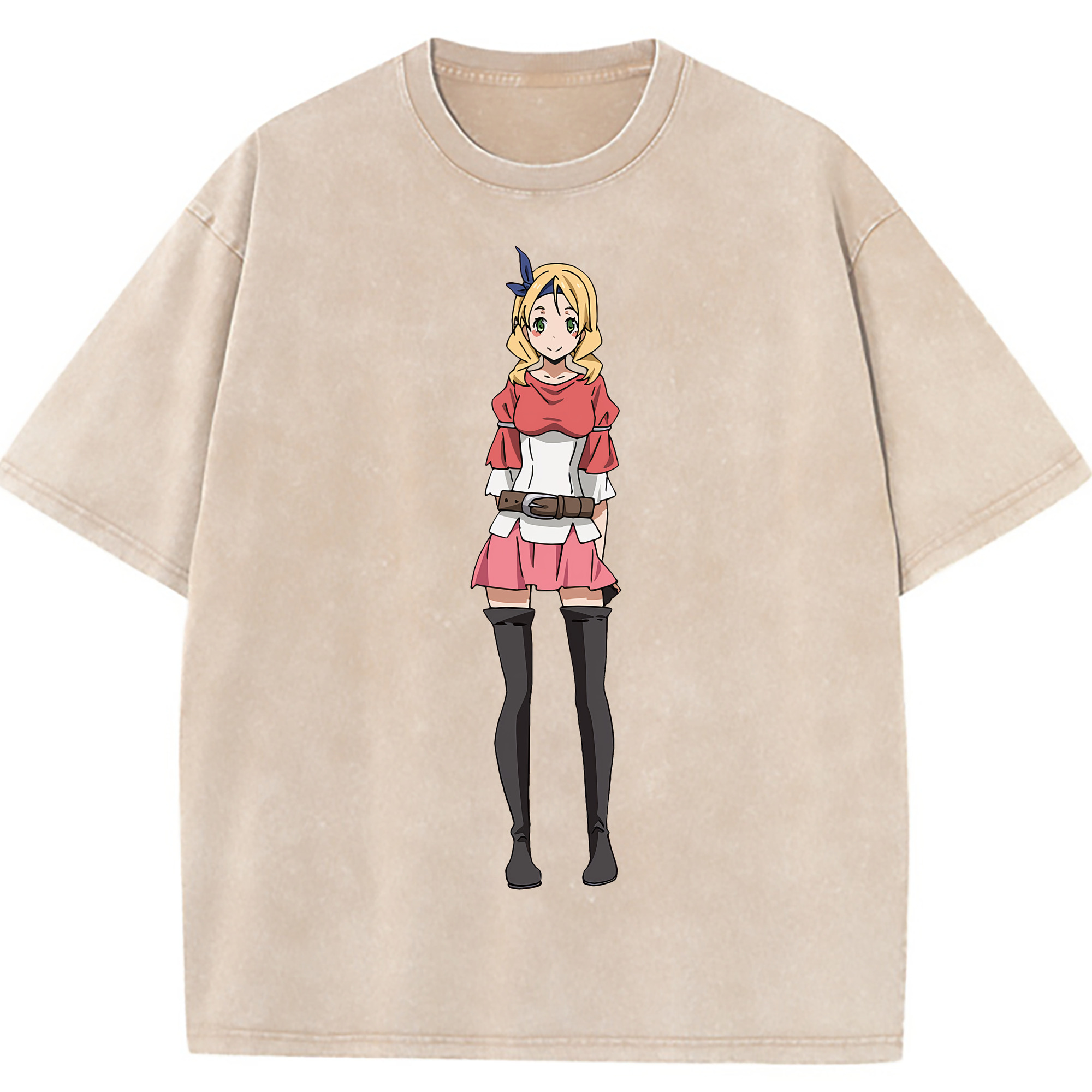 （画像用） 転スラ Regarding Reincarnated to Slime 綿100% ヴィンテージ風 半袖Tシャツ（フロントプリント）