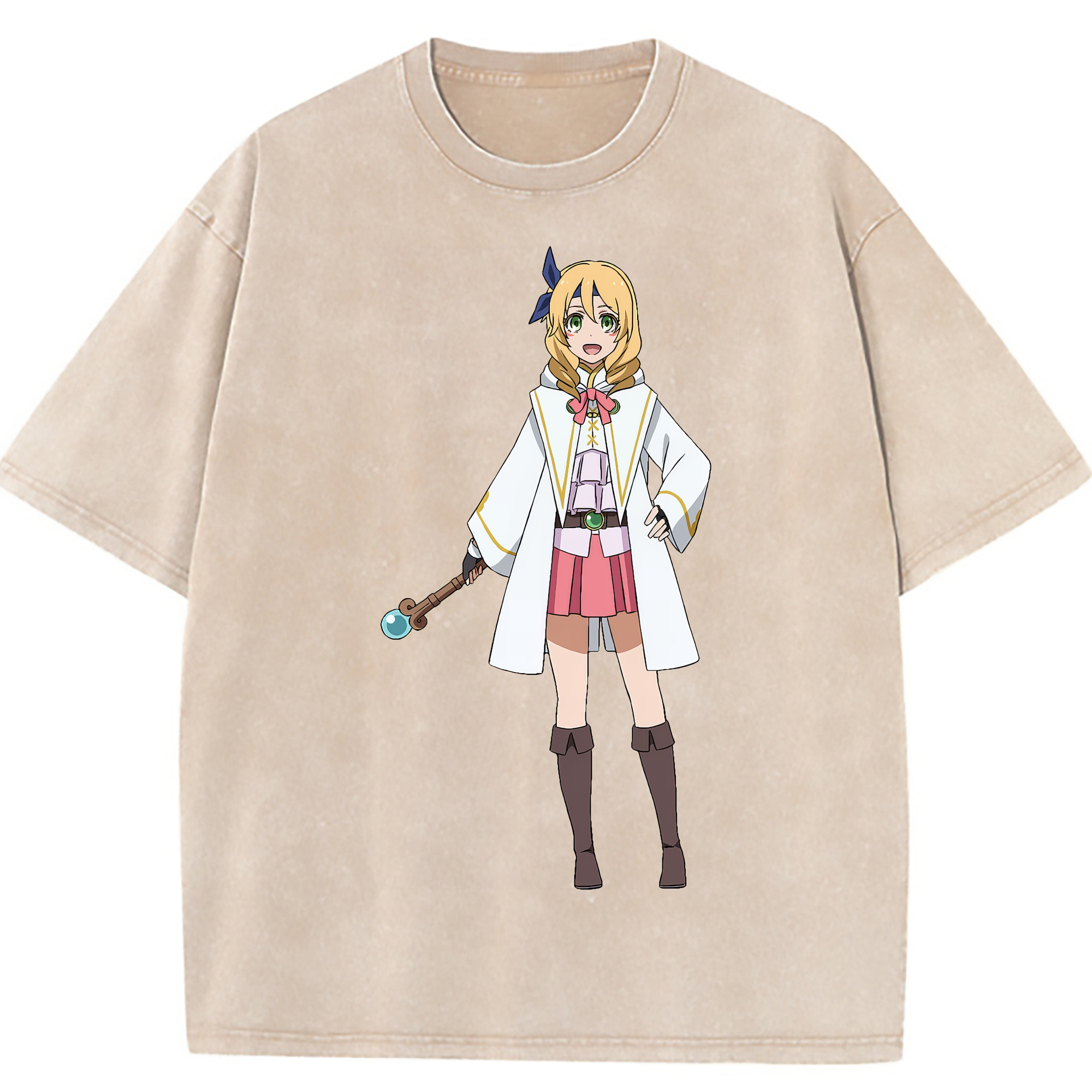 （画像用） 転スラ Regarding Reincarnated to Slime 綿100% ヴィンテージ風 半袖Tシャツ（フロントプリント）