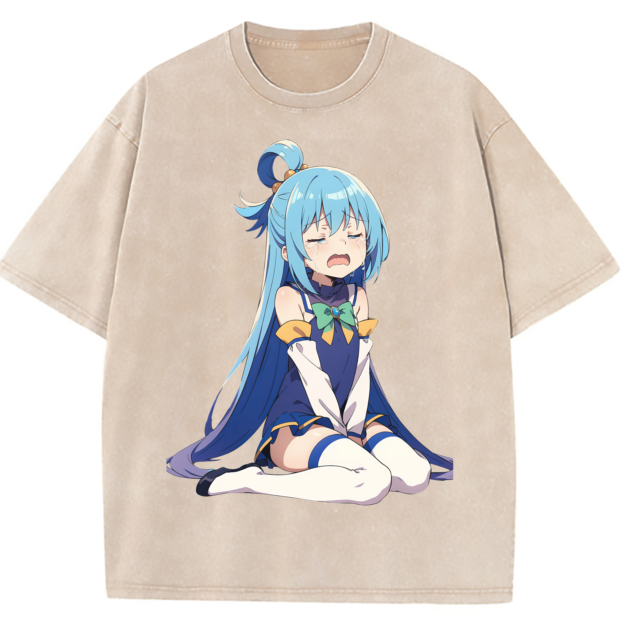 （画像用） 転スラ Regarding Reincarnated to Slime 綿100% ヴィンテージ風 半袖Tシャツ（フロントプリント）