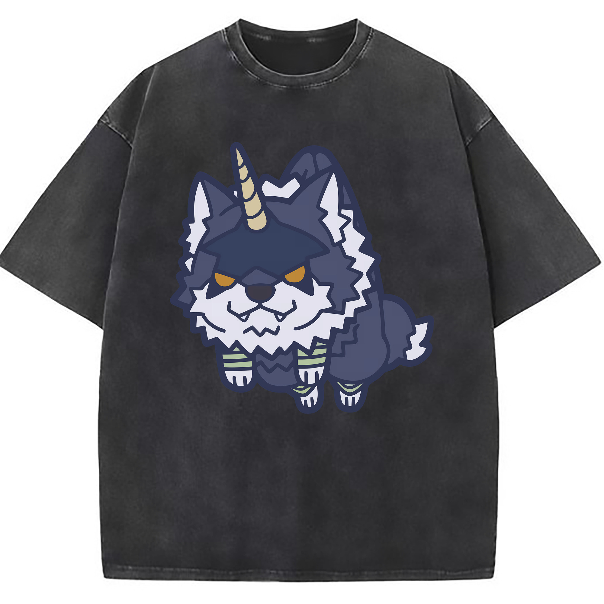 （画像用） 転スラ Regarding Reincarnated to Slime 綿100% ヴィンテージ風 半袖Tシャツ（フロントプリント）