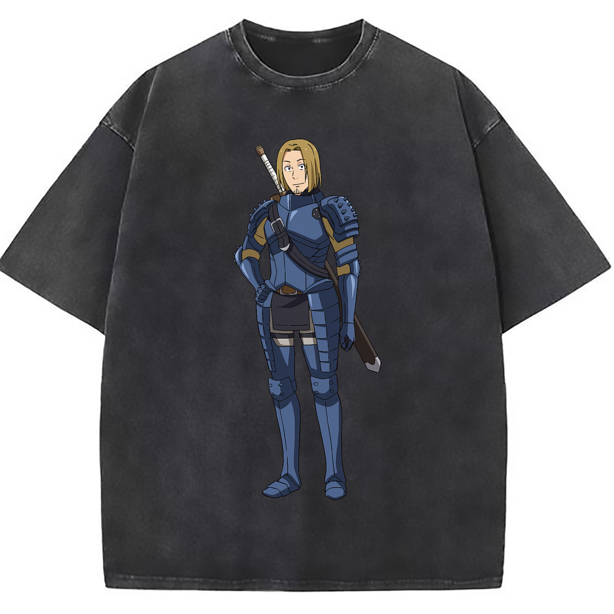 （画像用） 転スラ Regarding Reincarnated to Slime 綿100% ヴィンテージ風 半袖Tシャツ（フロントプリント）