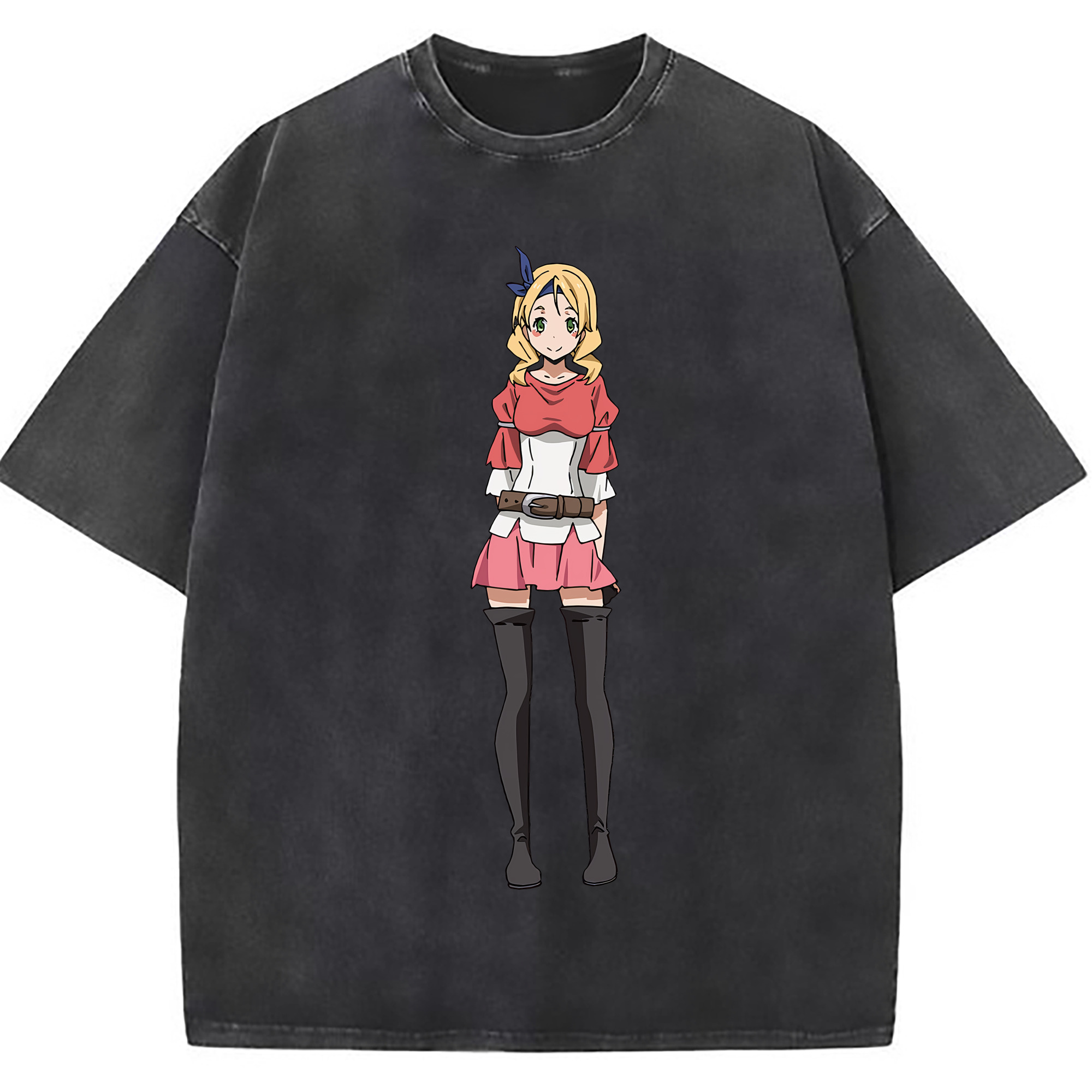 （画像用） 転スラ Regarding Reincarnated to Slime 綿100% ヴィンテージ風 半袖Tシャツ（フロントプリント）