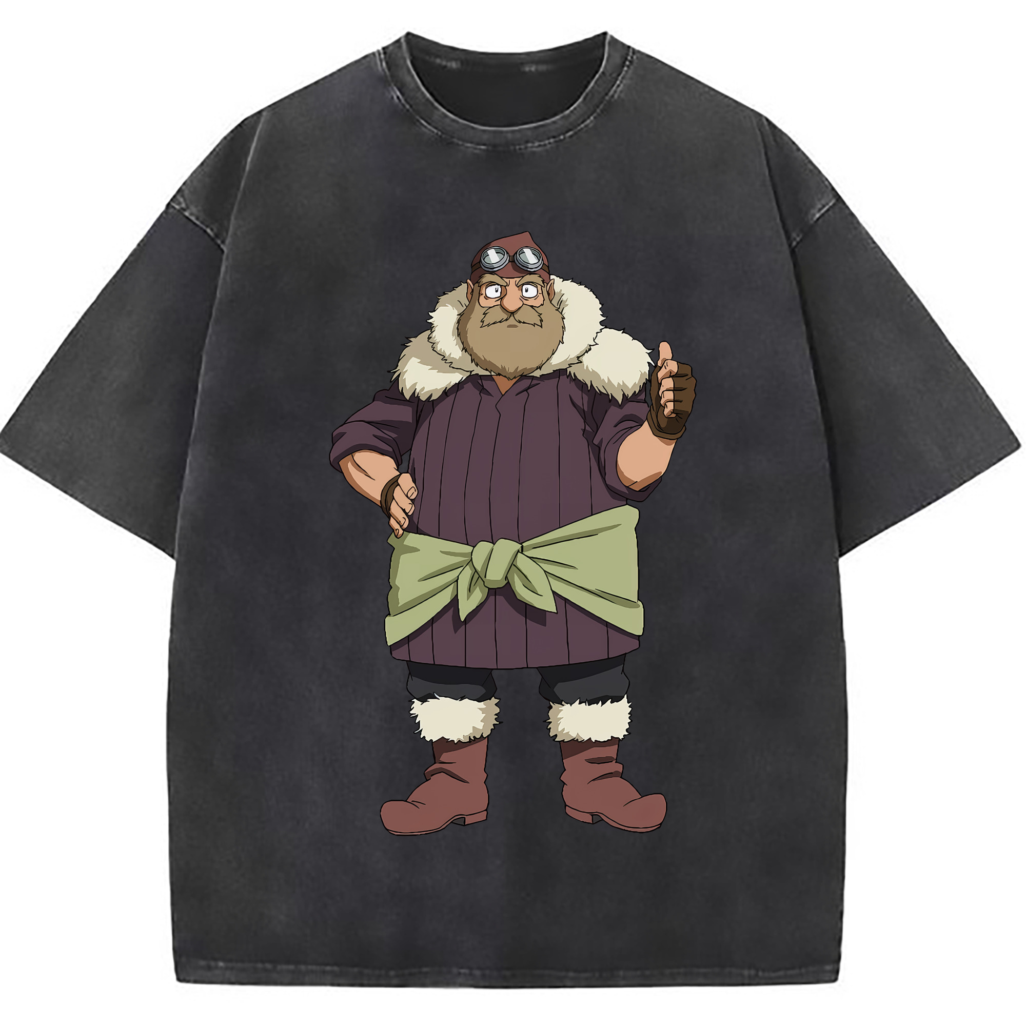 （画像用） 転スラ Regarding Reincarnated to Slime 綿100% ヴィンテージ風 半袖Tシャツ（フロントプリント）
