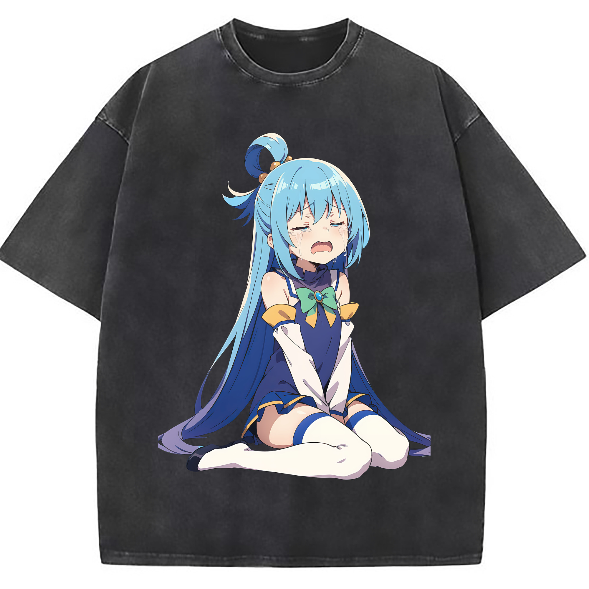 （画像用） 転スラ Regarding Reincarnated to Slime 綿100% ヴィンテージ風 半袖Tシャツ（フロントプリント）