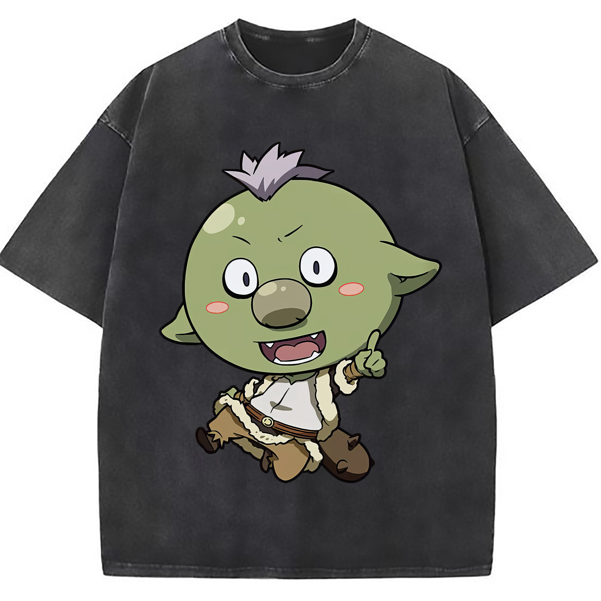 （画像用） 転スラ Regarding Reincarnated to Slime 綿100% ヴィンテージ風 半袖Tシャツ（フロントプリント）