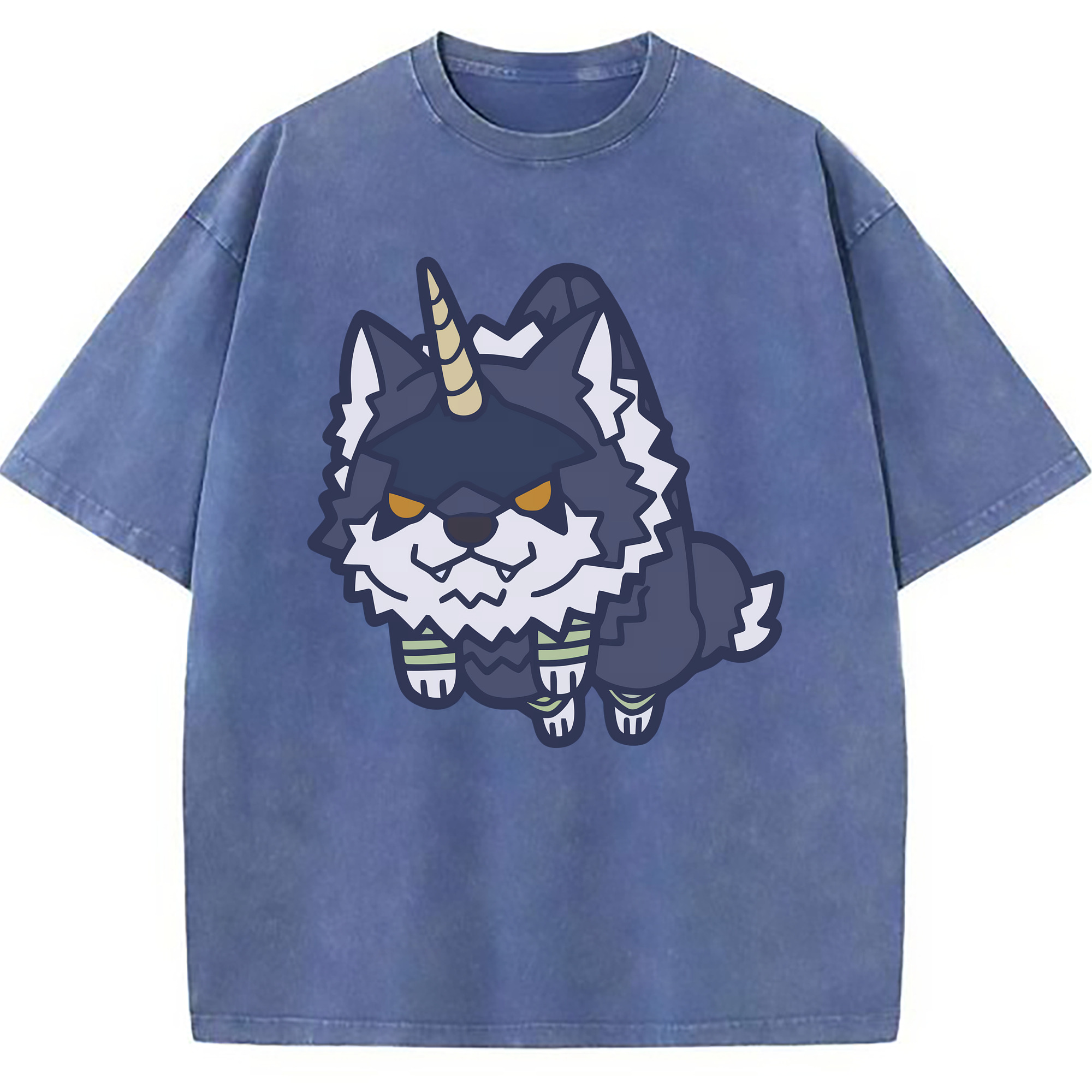 （画像用） 転スラ Regarding Reincarnated to Slime 綿100% ヴィンテージ風 半袖Tシャツ（フロントプリント）